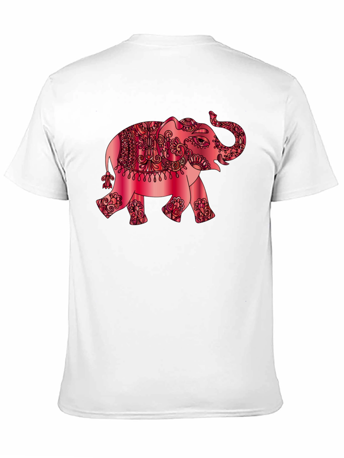 Elephant Graphic Tee - Stylish Mens Black T-Shirt
