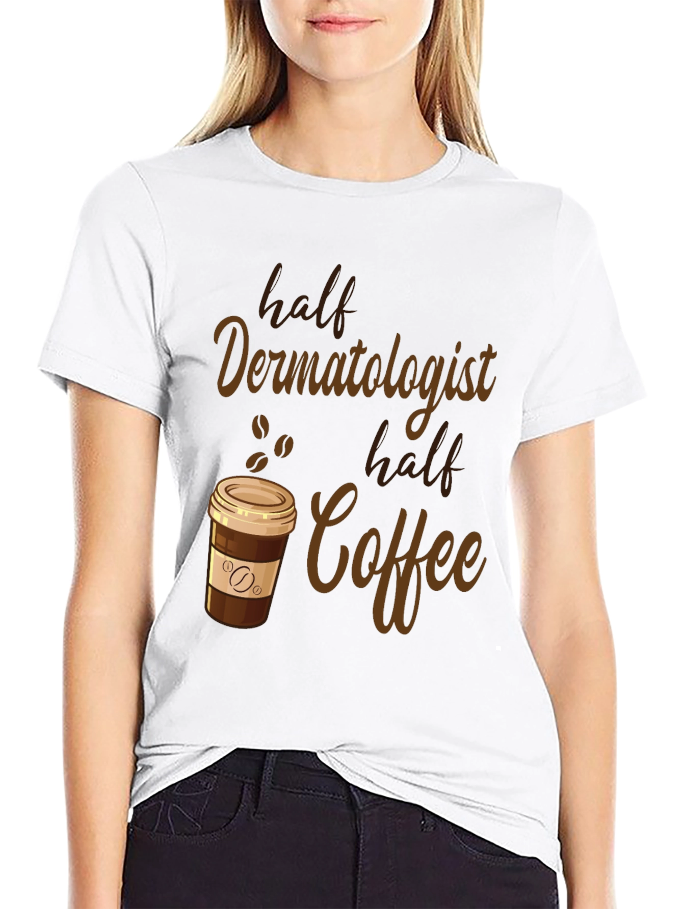 Funny Dermatologist Coffee Lover Graphic Tee