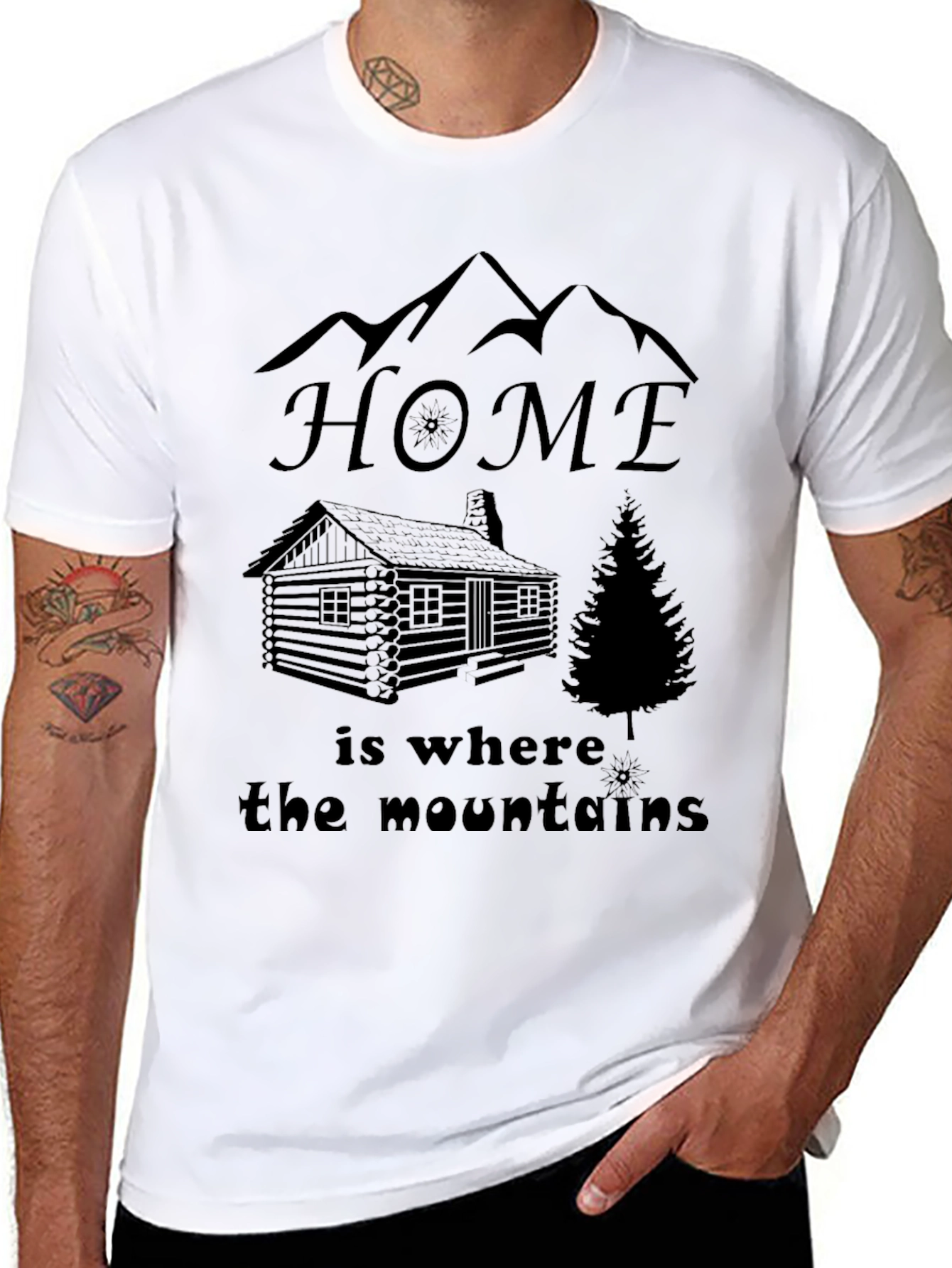 Home is Where the Mountains Are T-Shirt