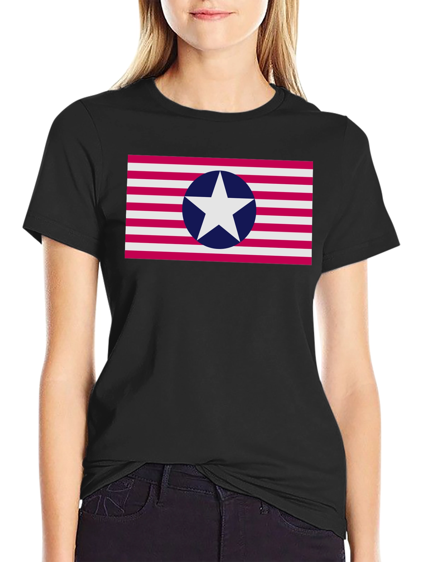 Retro Star T-Shirt - Patriotic Americana Style Tee