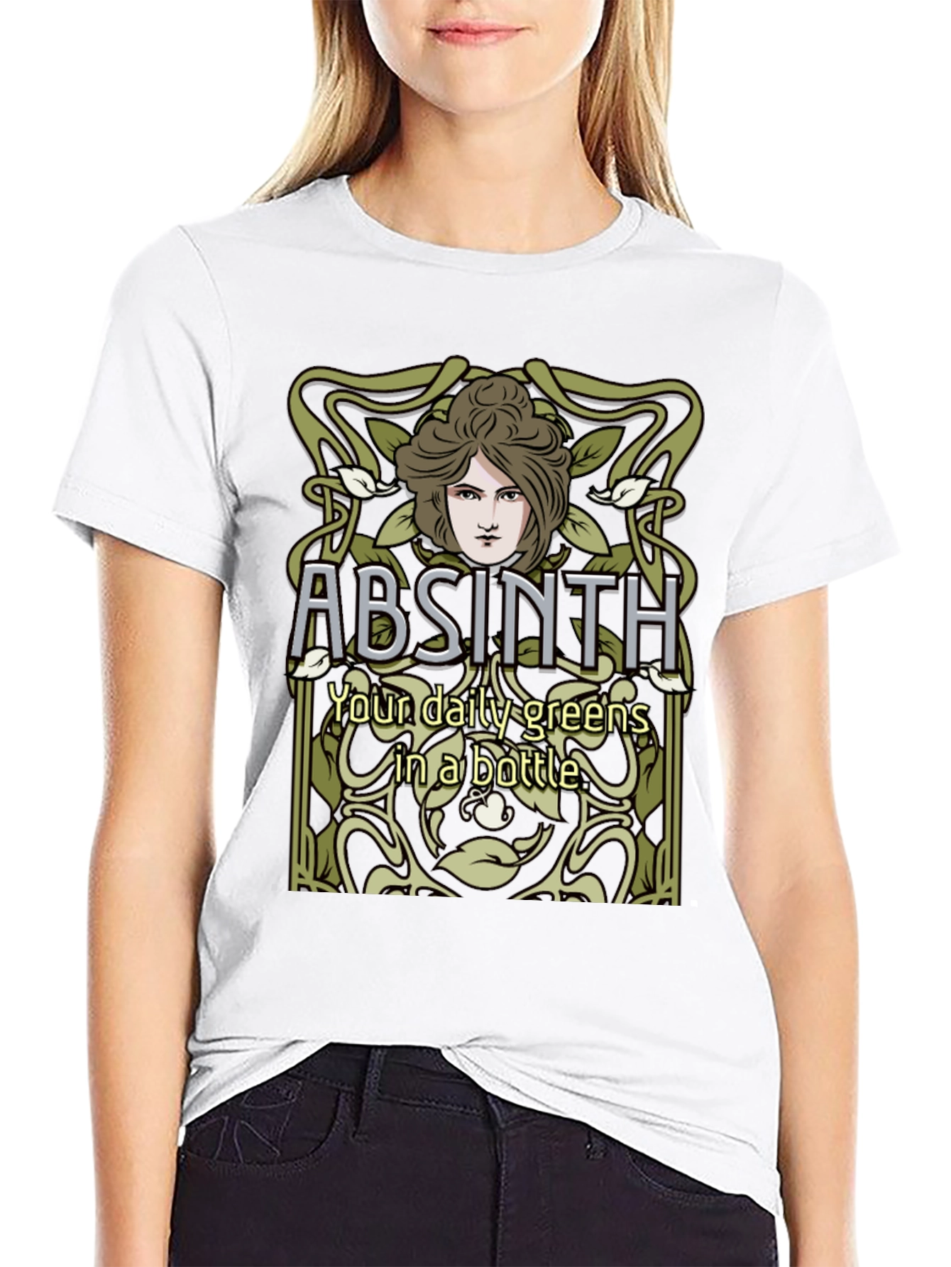Absinth Art Nouveau T-Shirt
