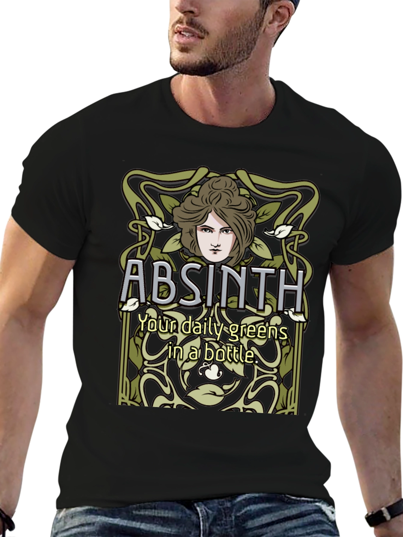 Absinth Art Nouveau T-Shirt