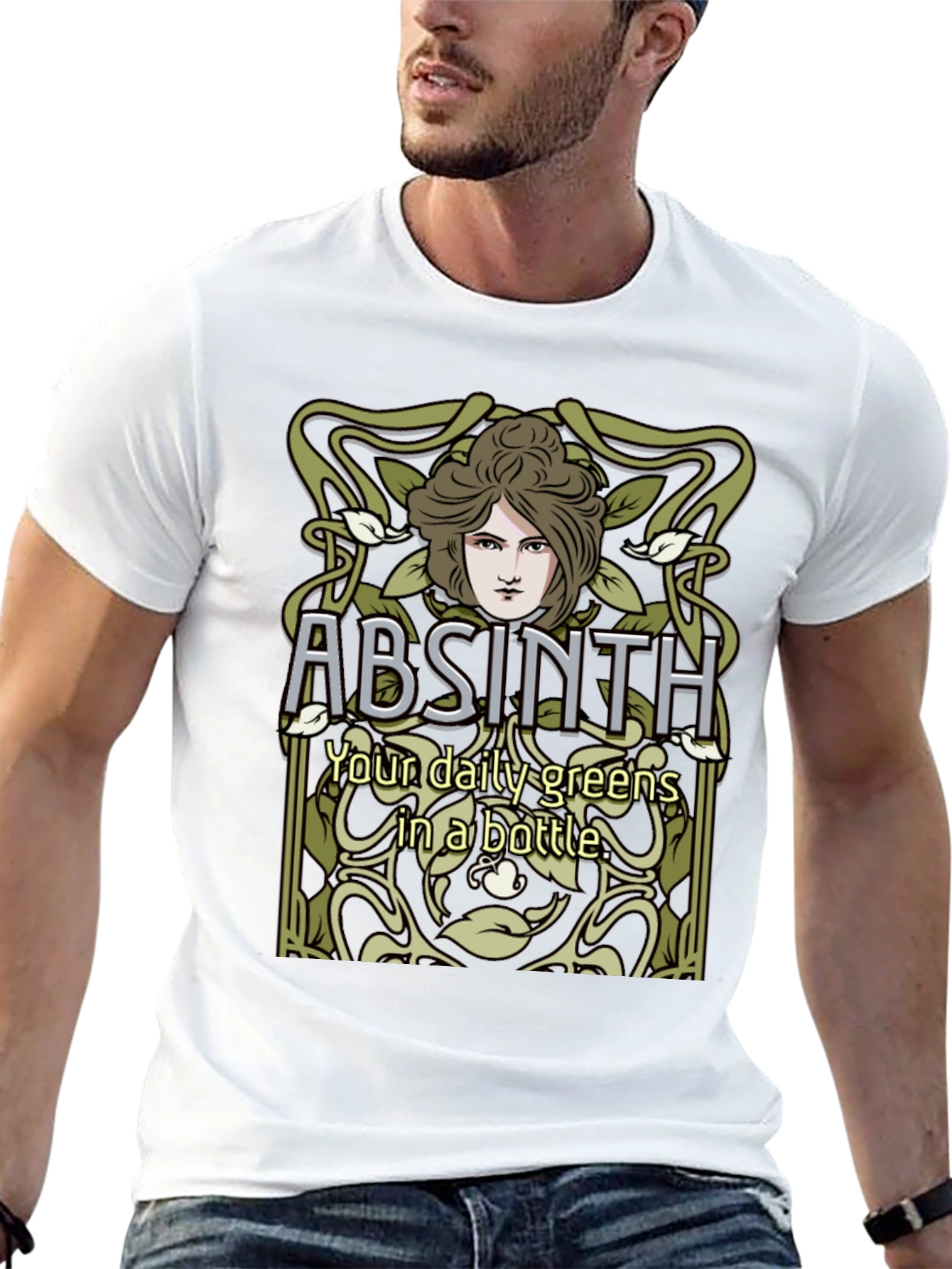 Absinth Art Nouveau T-Shirt
