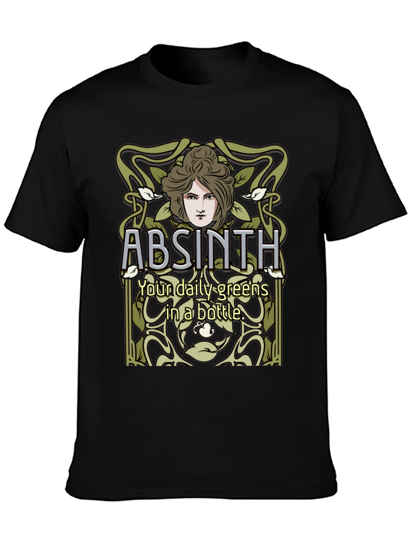 Absinth Art Nouveau T-Shirt