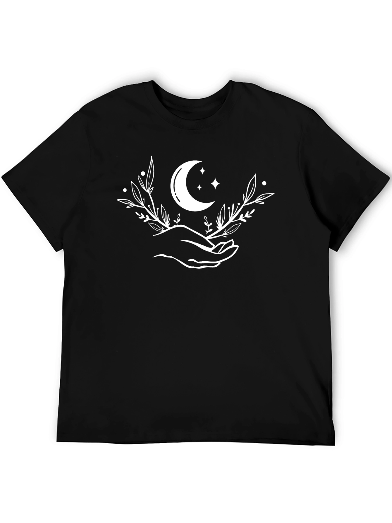 Mystic Moon & Hand Graphic Tee