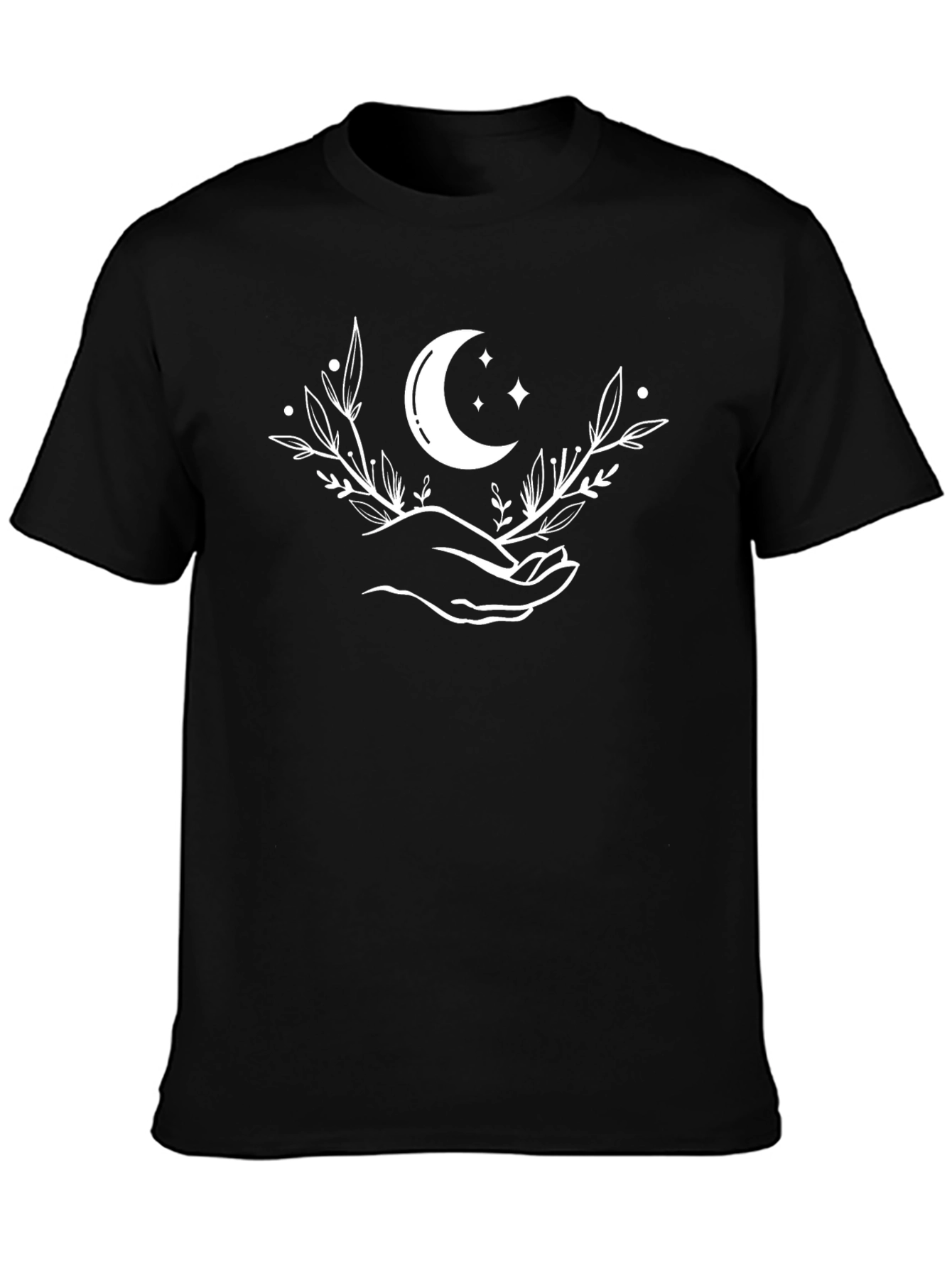 Mystic Moon & Hand Graphic Tee