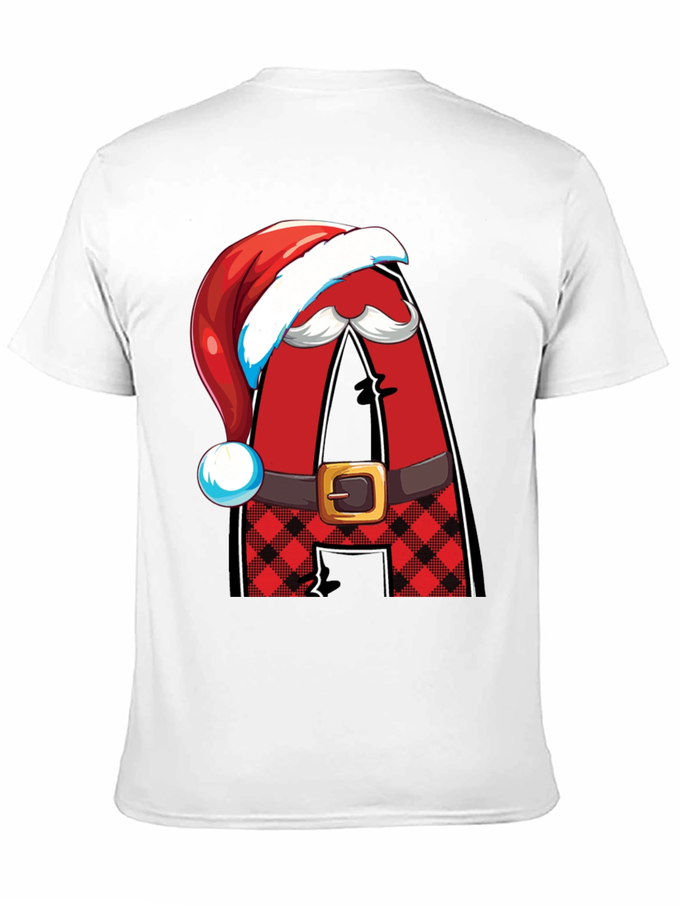 Festive Santa Letter A Holiday T-Shirt