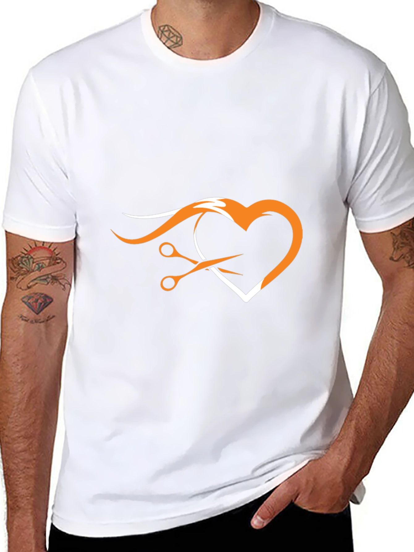 Heart & Scissors Graphic Tee