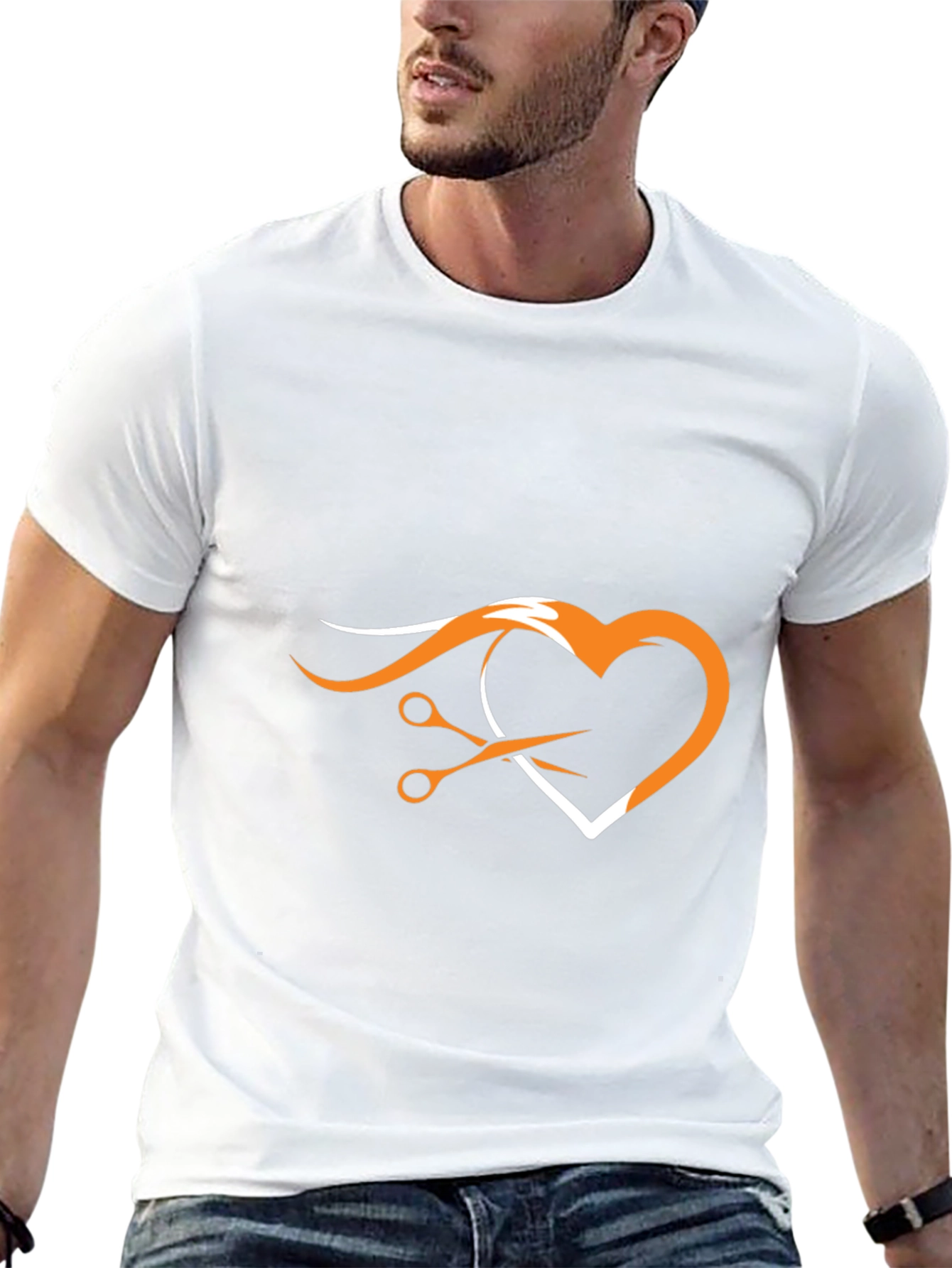 Heart & Scissors Graphic Tee