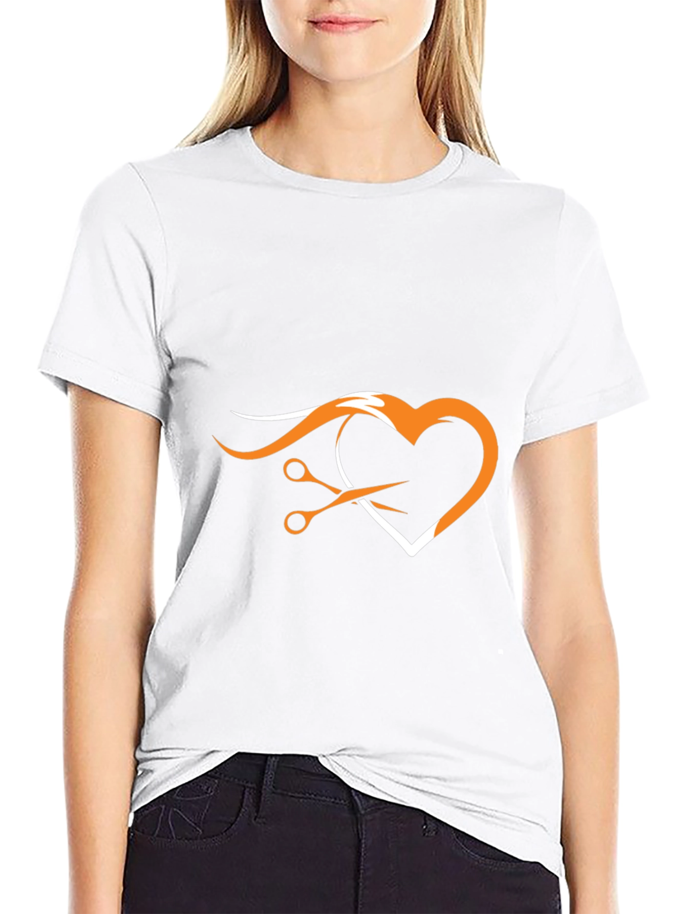 Heart & Scissors Graphic Tee
