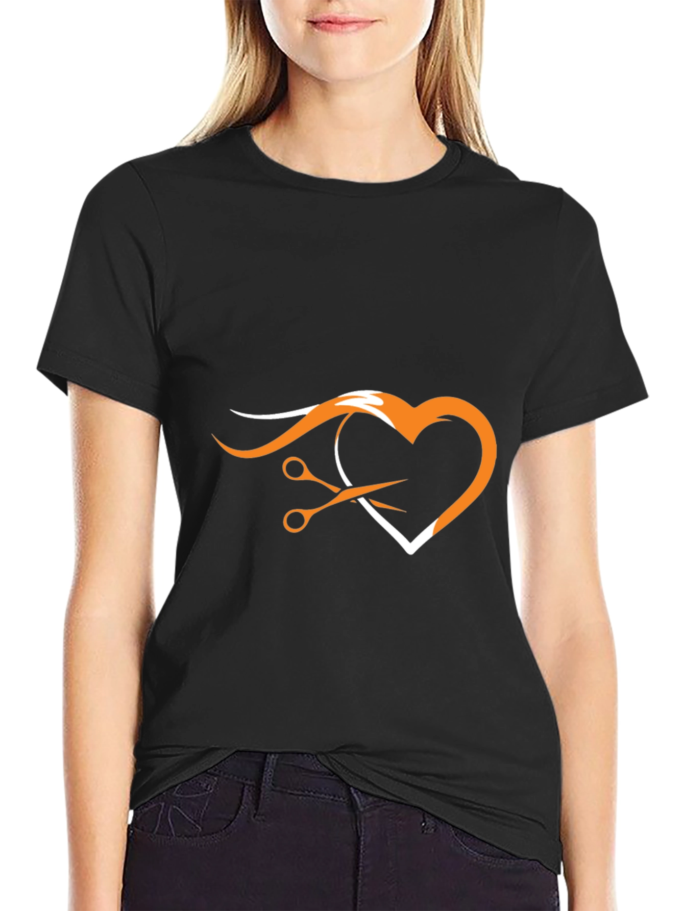 Heart & Scissors Graphic Tee