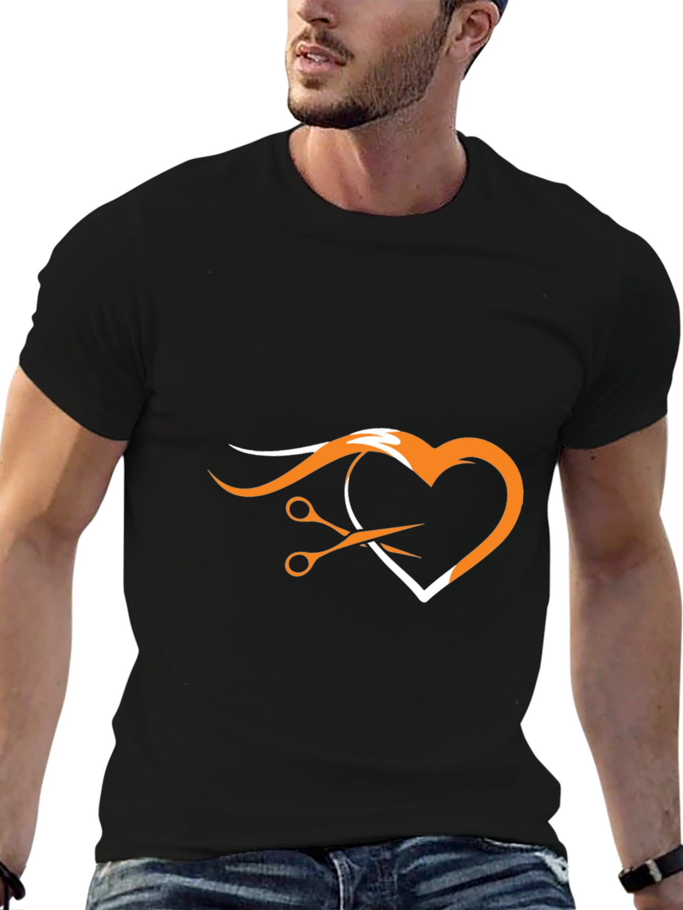 Heart & Scissors Graphic Tee