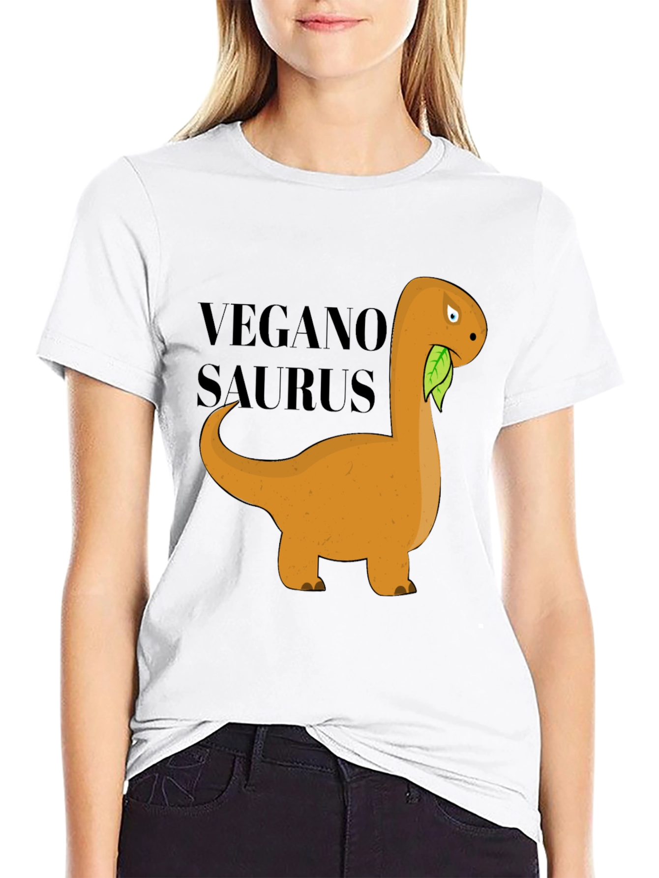 Vegan Dinosaur T-Shirt - Veganosaurus Tee