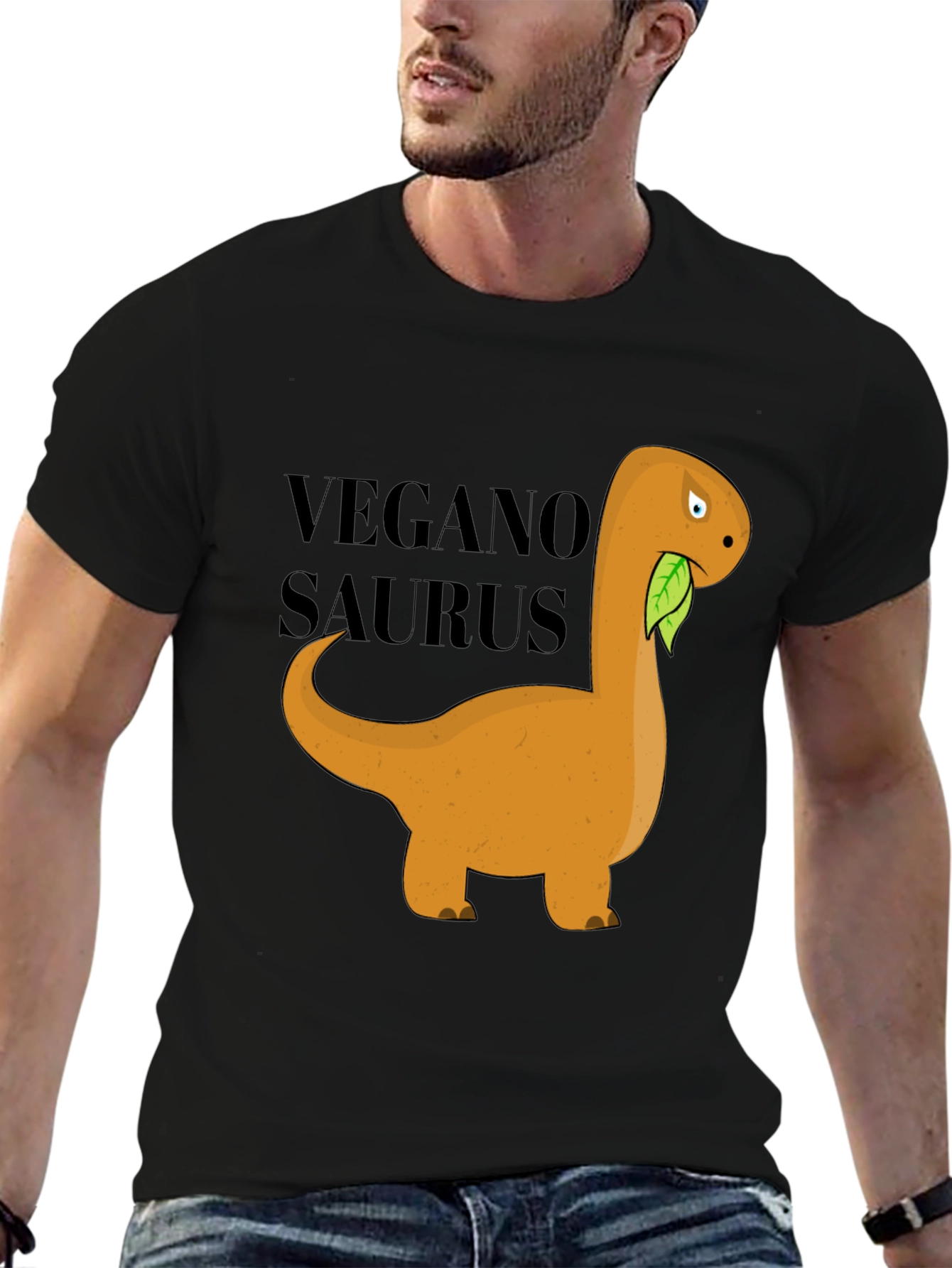 Vegan Dinosaur T-Shirt - Veganosaurus Tee