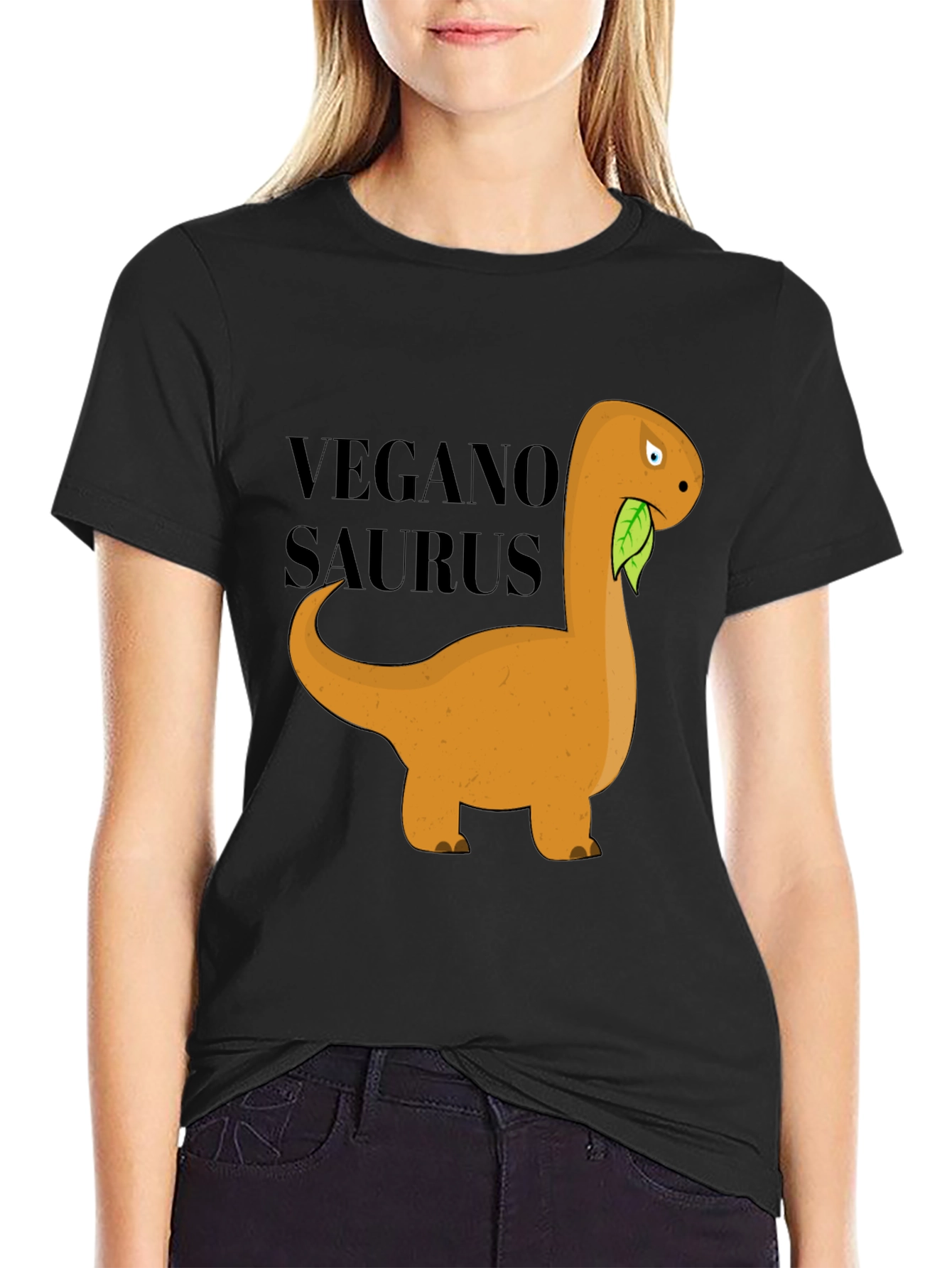 Vegan Dinosaur T-Shirt - Veganosaurus Tee