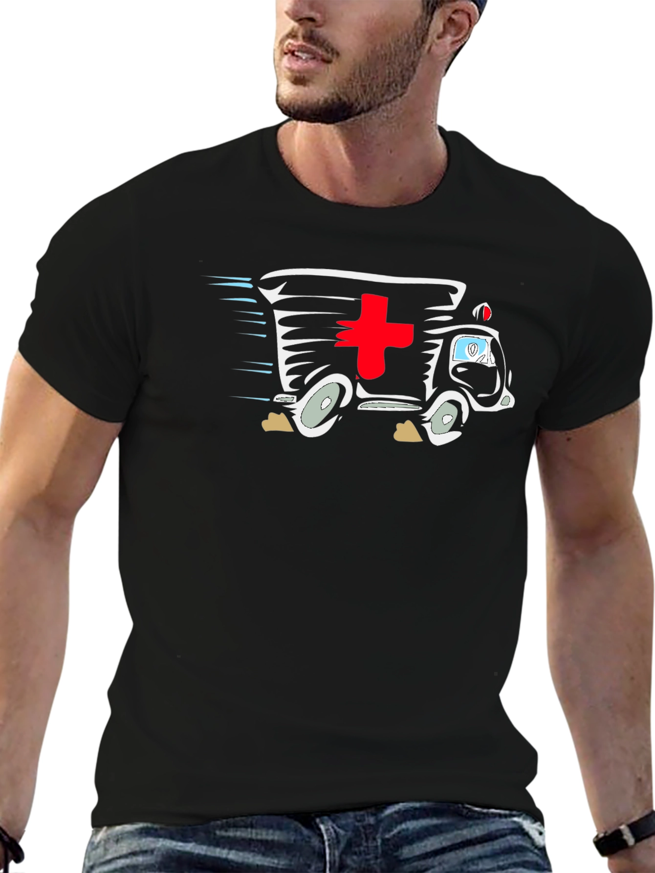 Ambulance Graphic Tee - First Responders T-Shirt