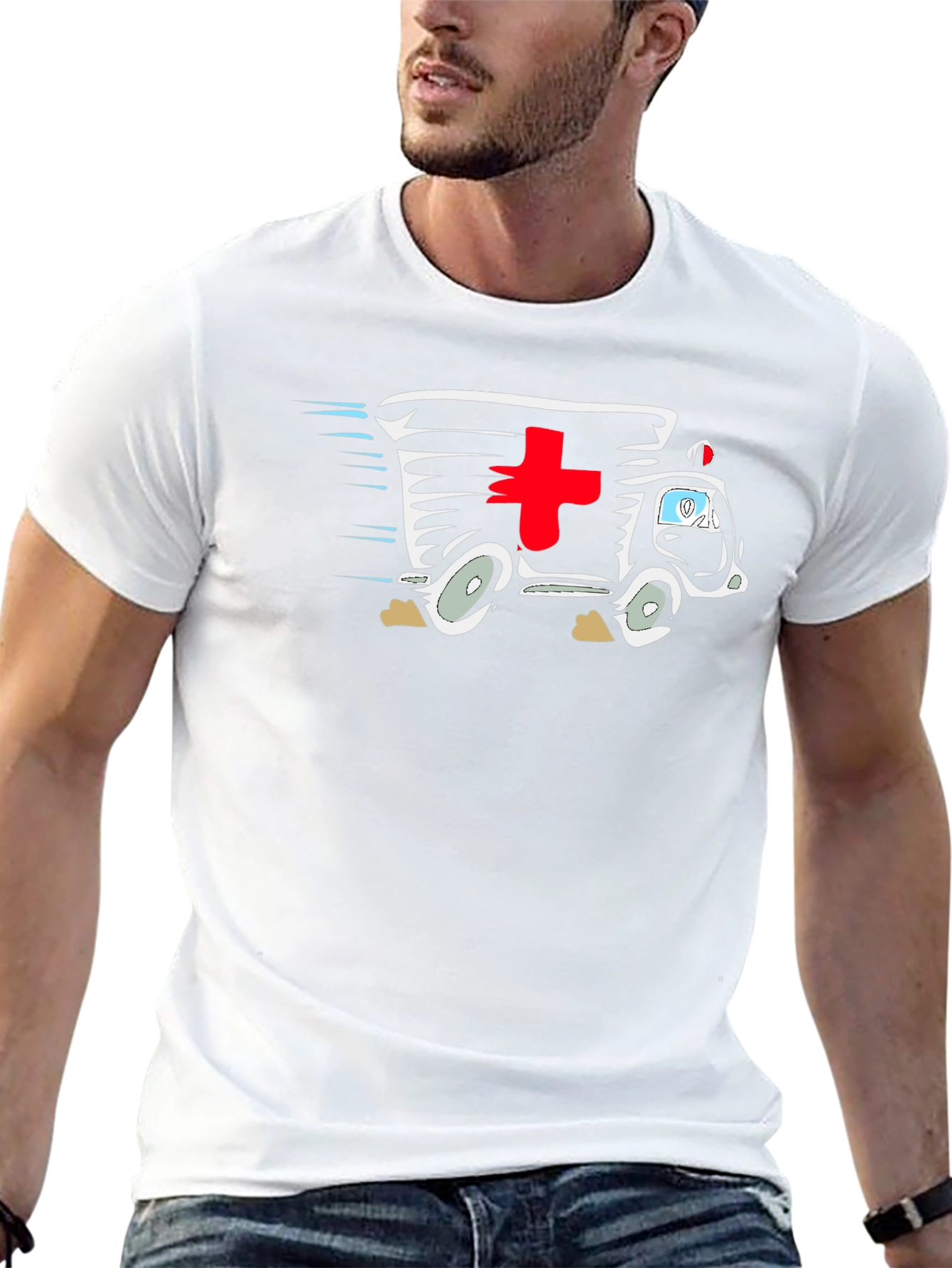 Ambulance Graphic Tee - First Responders T-Shirt