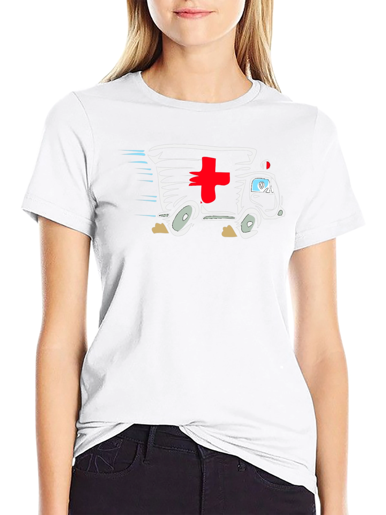 Ambulance Graphic Tee - First Responders T-Shirt
