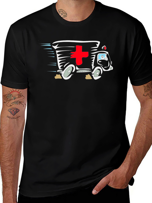 Ambulance Graphic Tee - First Responders T-Shirt