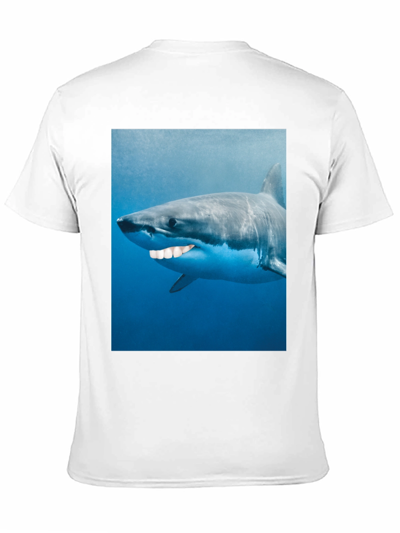 Funny Shark Graphic T-Shirt - Mens Black Tee