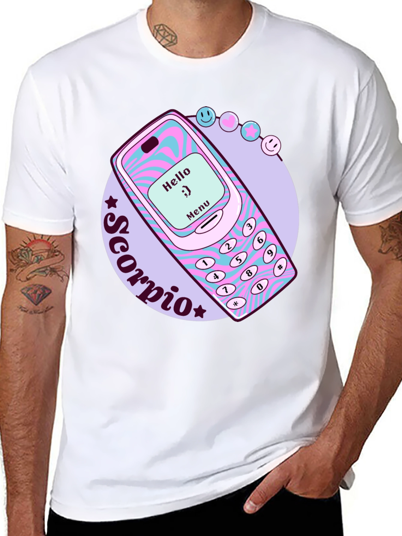 Retro Scorpio Zodiac Sign T-Shirt