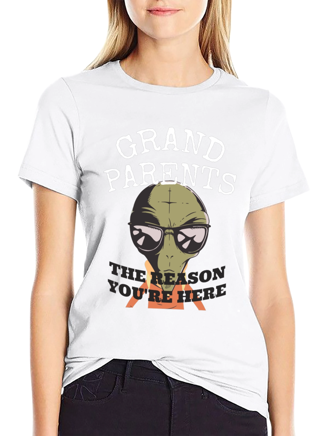 Grandparents Alien Graphic Tee