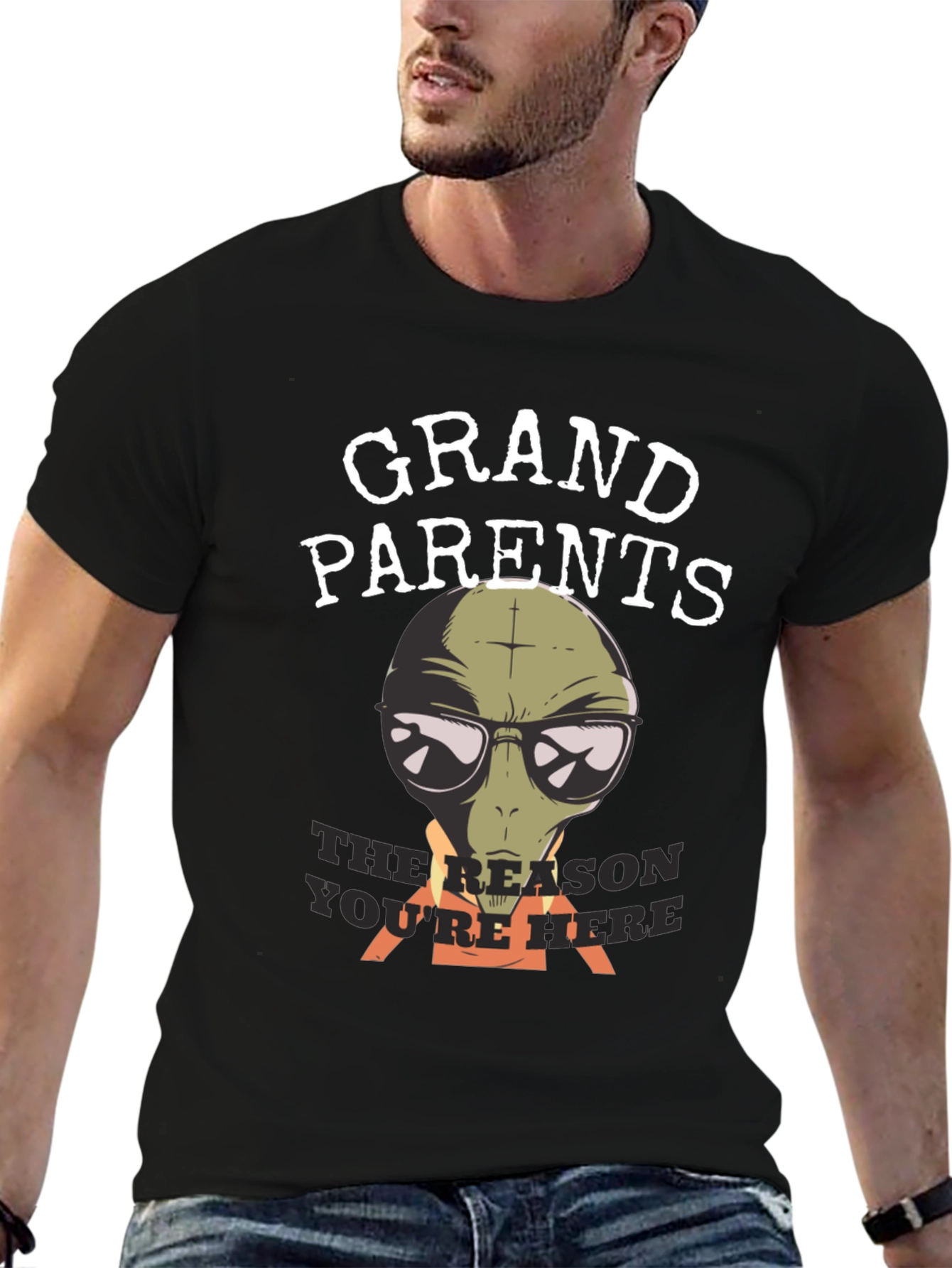 Grandparents Alien Graphic Tee
