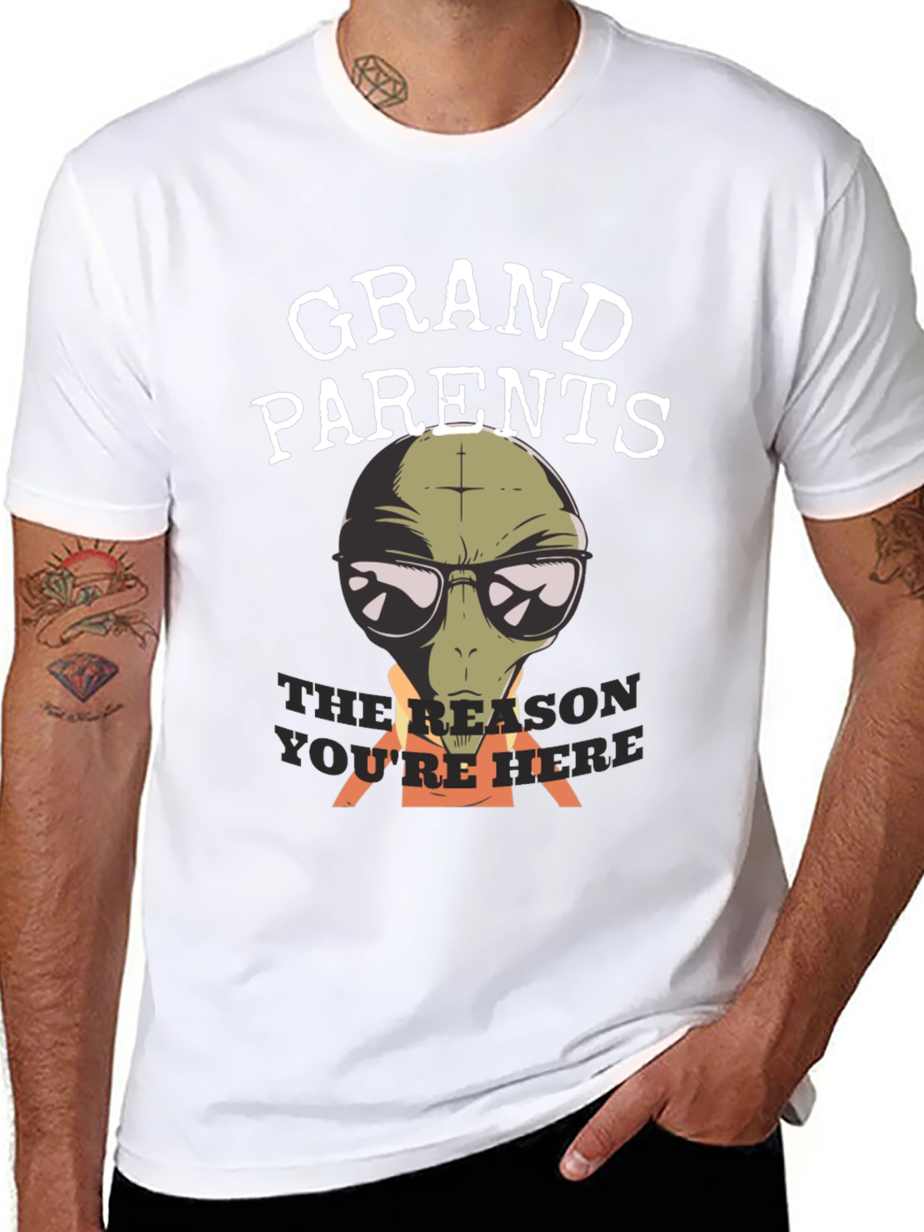 Grandparents Alien Graphic Tee
