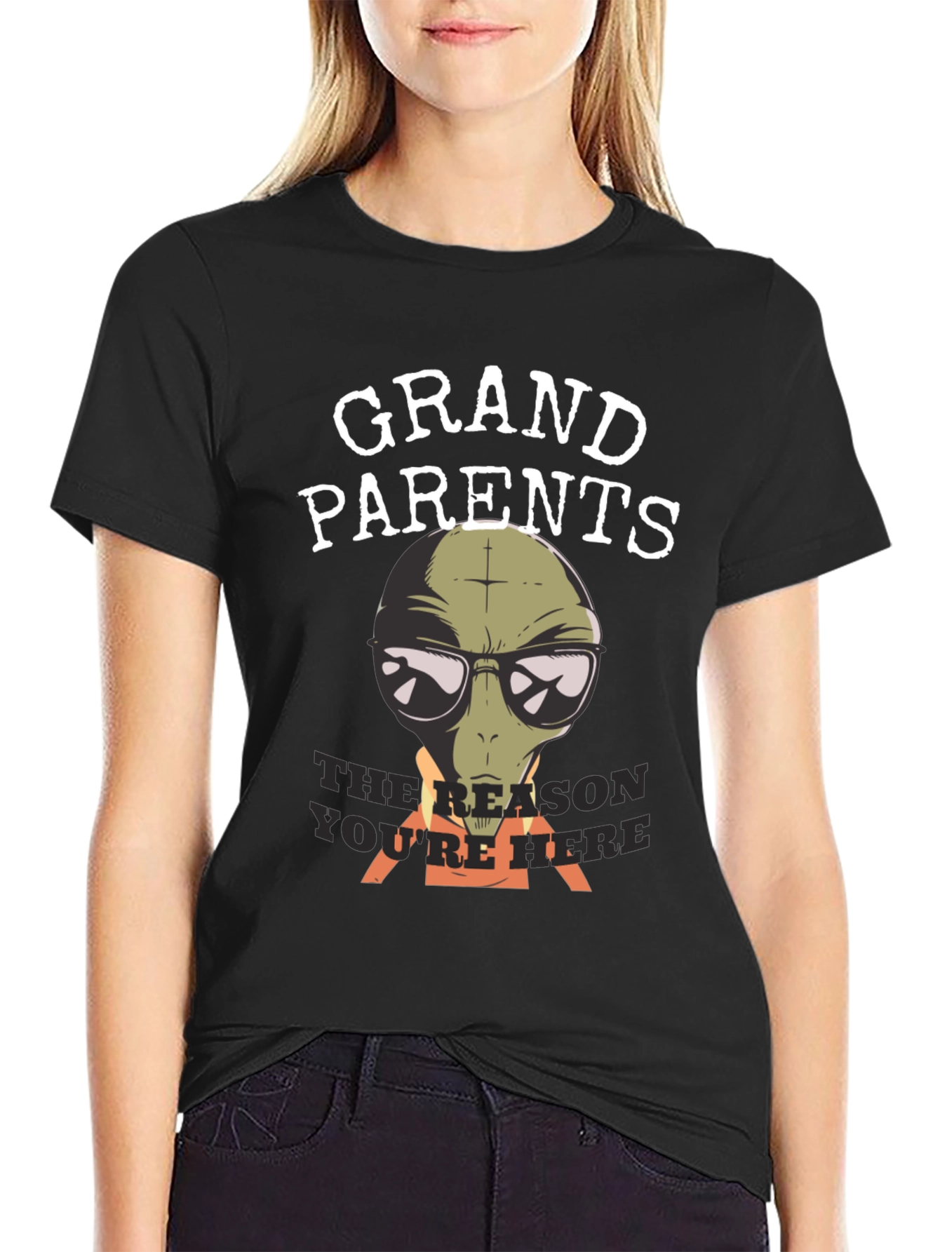 Grandparents Alien Graphic Tee