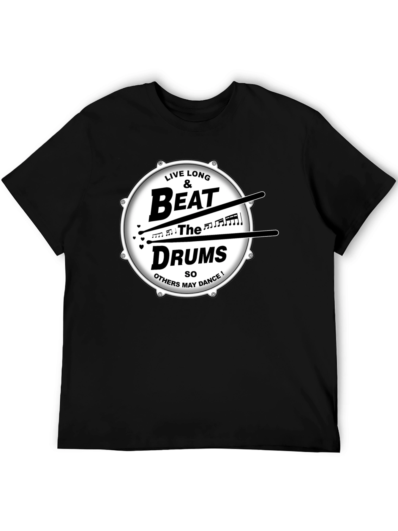 Live Long & Beat the Drums Graphic T-Shirt