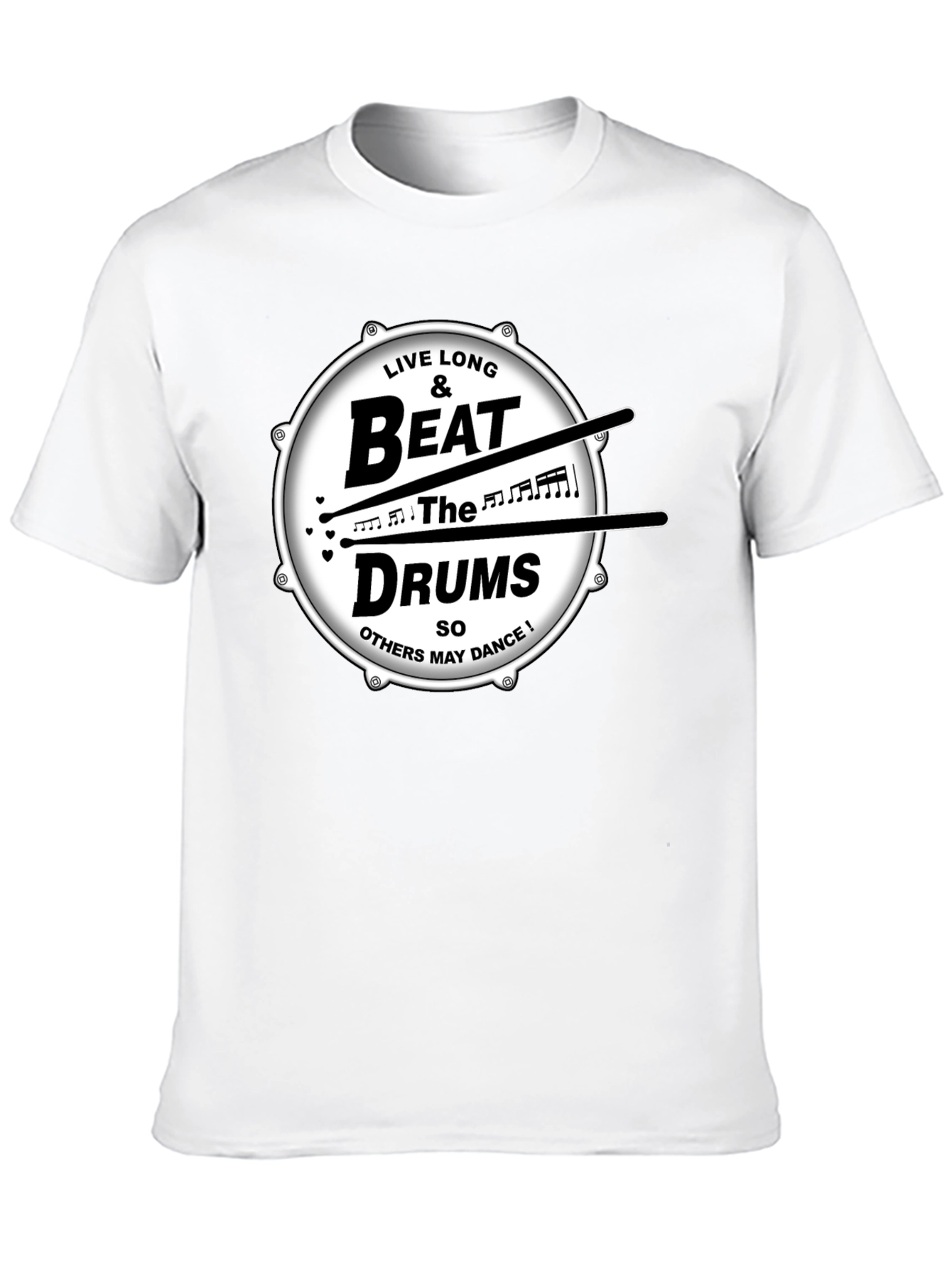Live Long & Beat the Drums Graphic T-Shirt