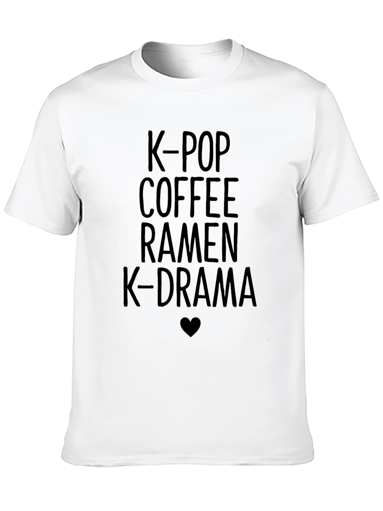 K-Pop Coffee Ramen K-Drama Graphic Tee