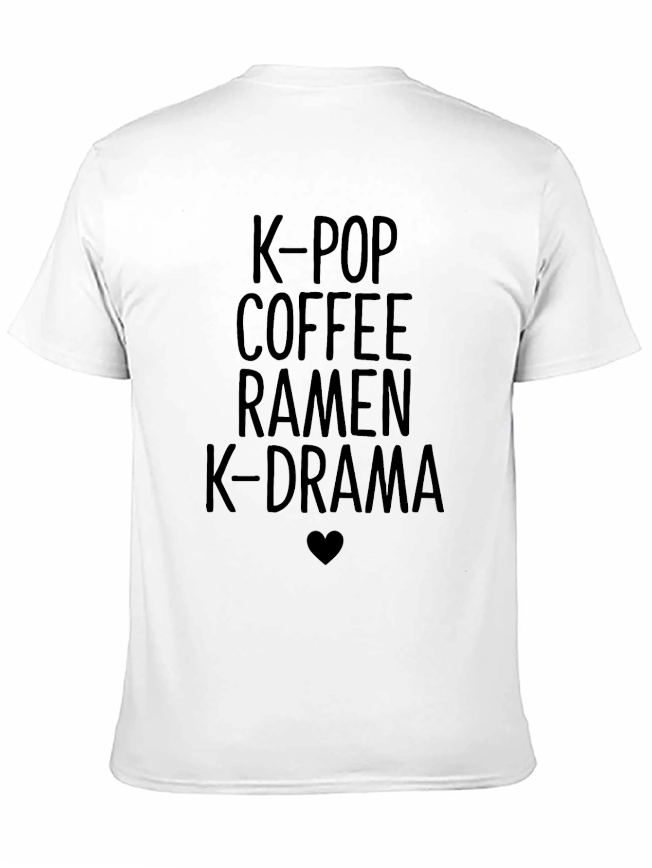 K-Pop Coffee Ramen K-Drama Graphic Tee