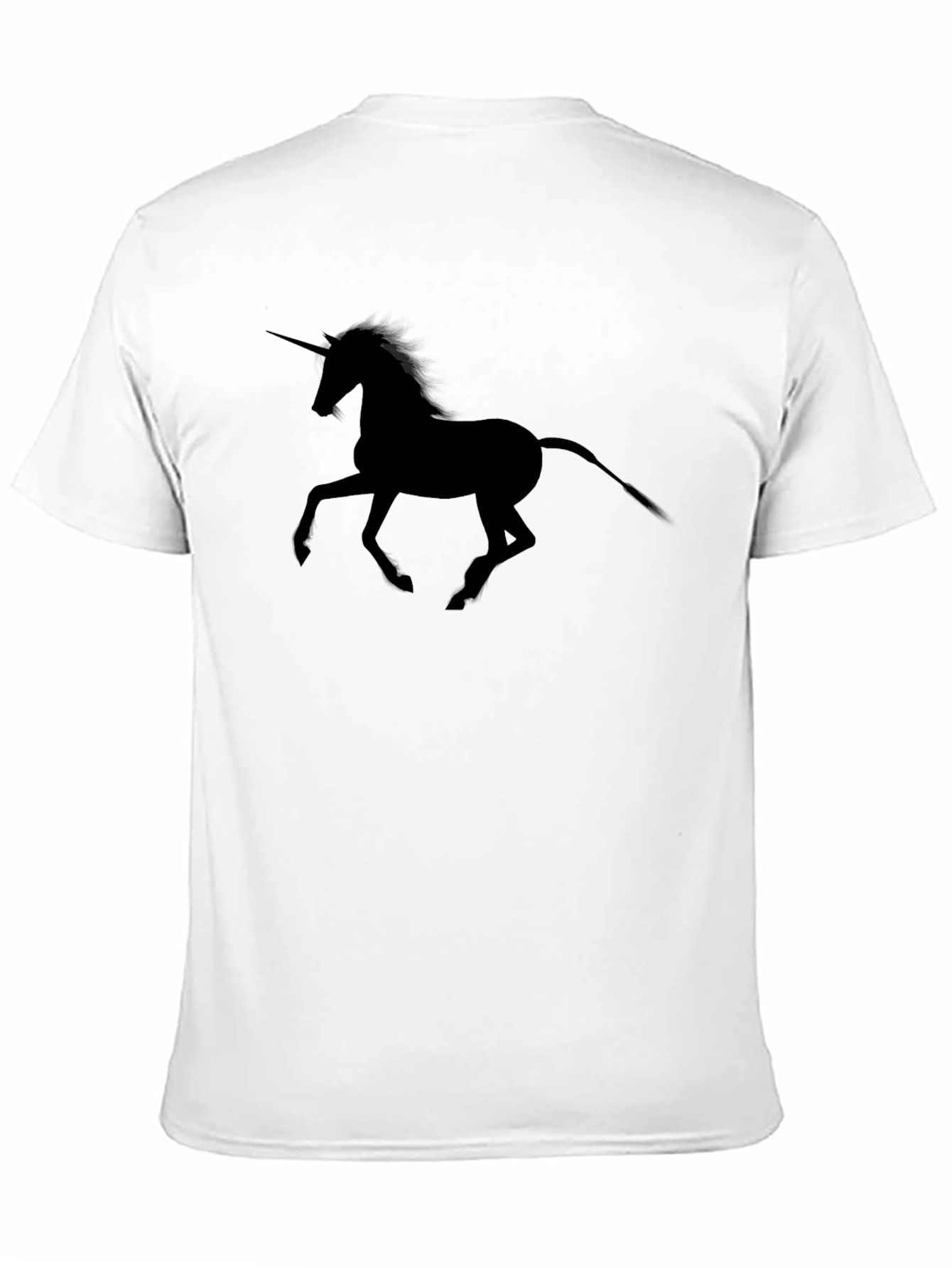 Unicorn Silhouette Black T-Shirt