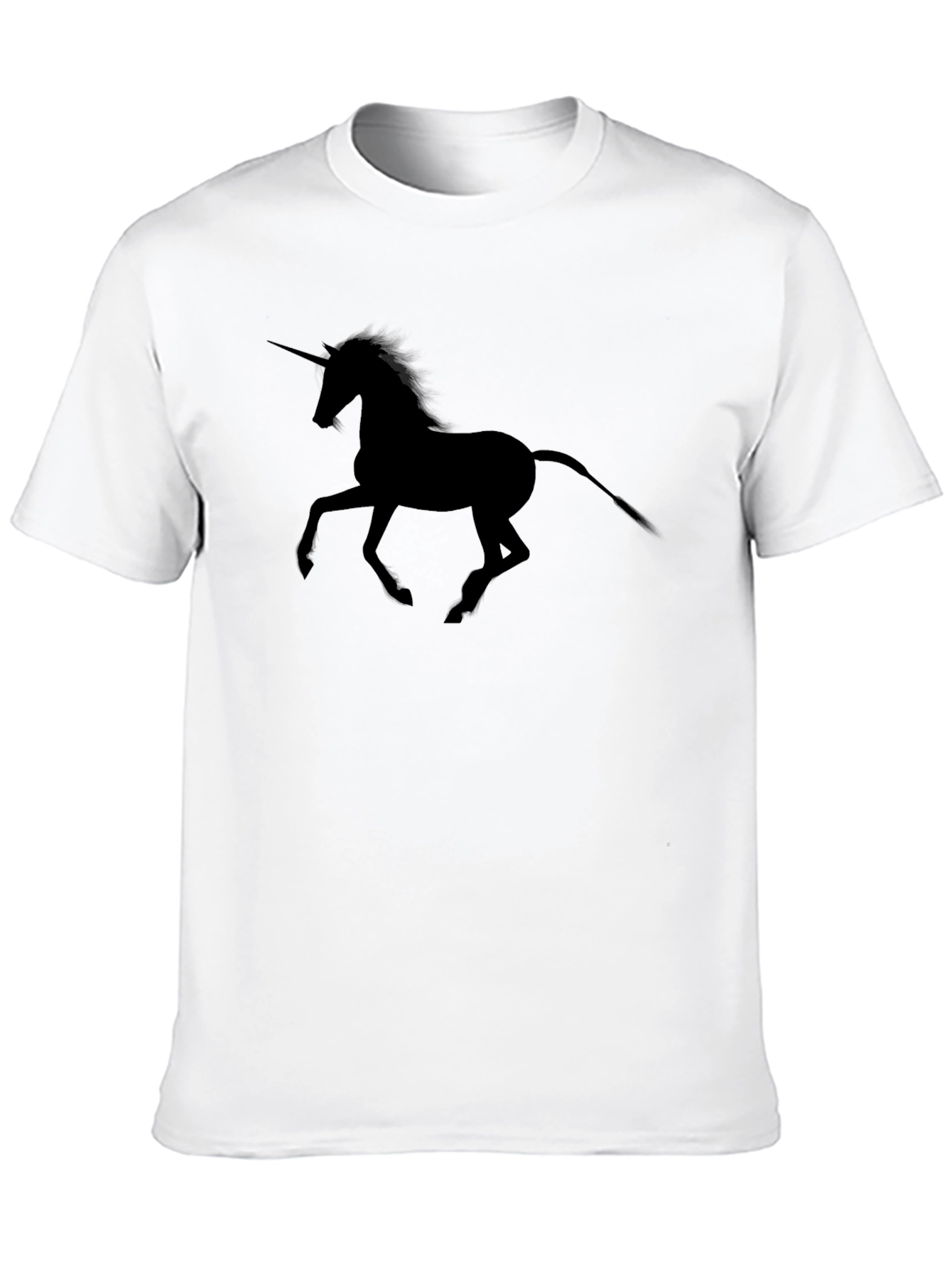 Unicorn Silhouette Black T-Shirt