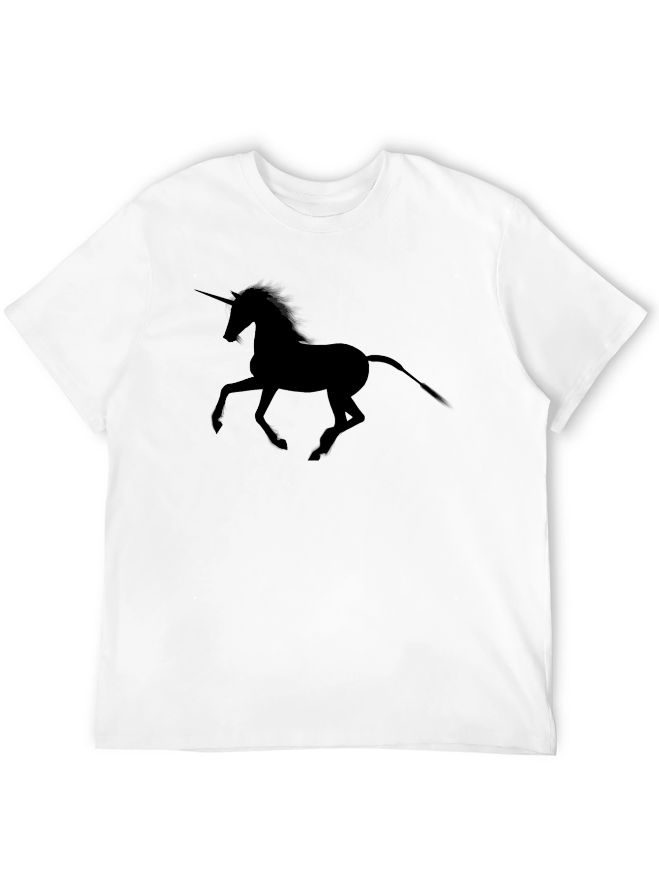Unicorn Silhouette Black T-Shirt