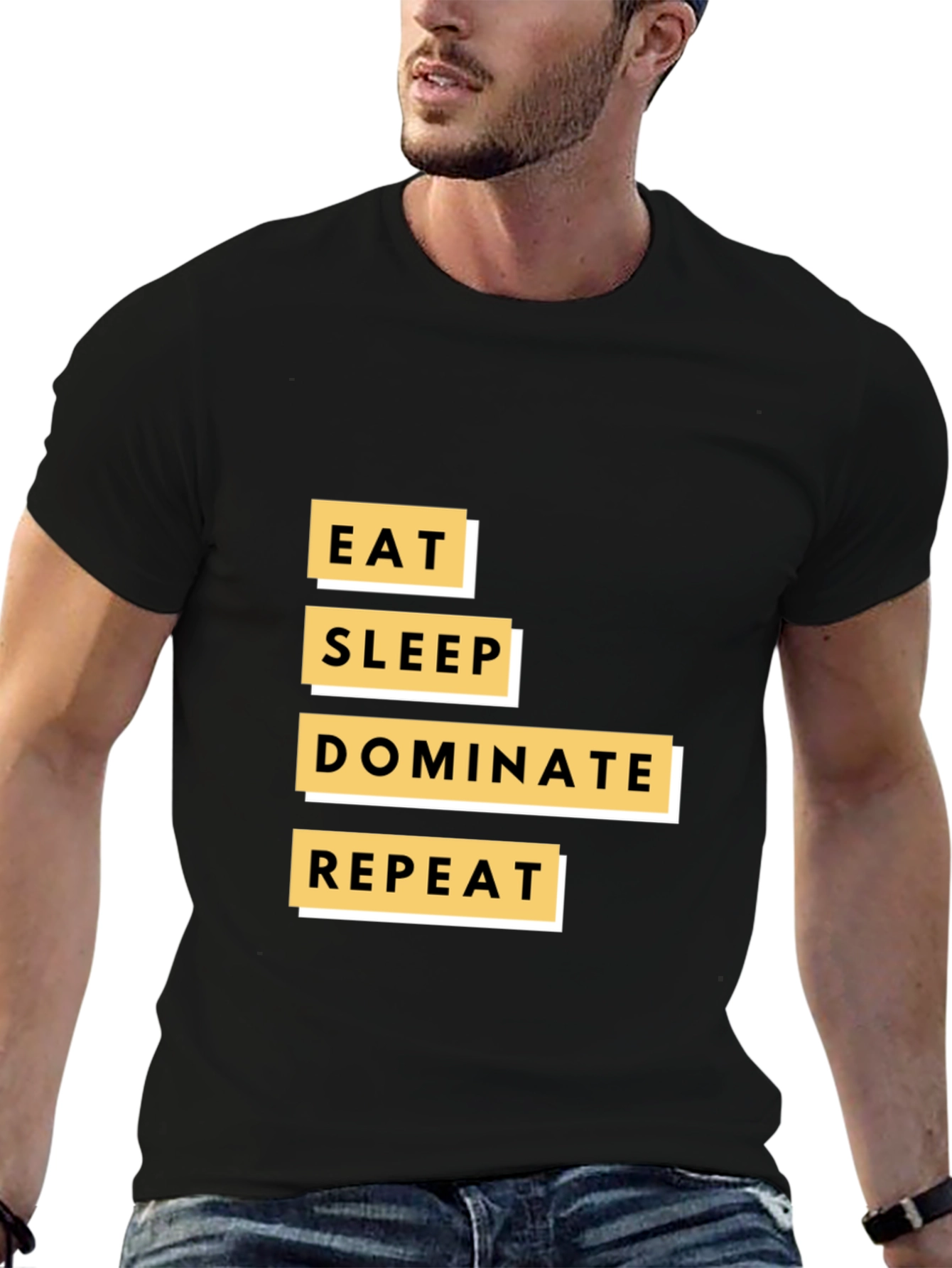 Eat Sleep Dominate Repeat Graphic Tee