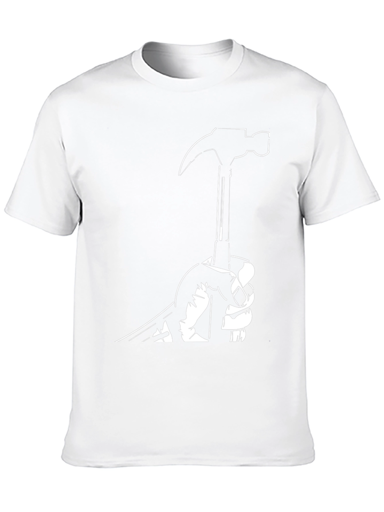 Hammer Time Graphic Tee - Black Cotton