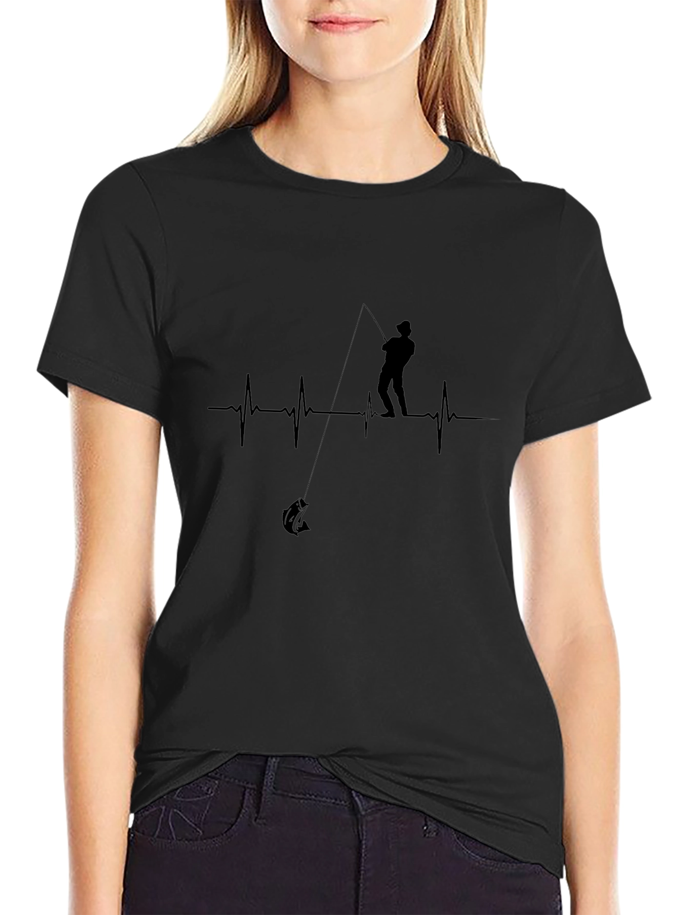 Heartbeat Fishing T-Shirt - Anglers Passion