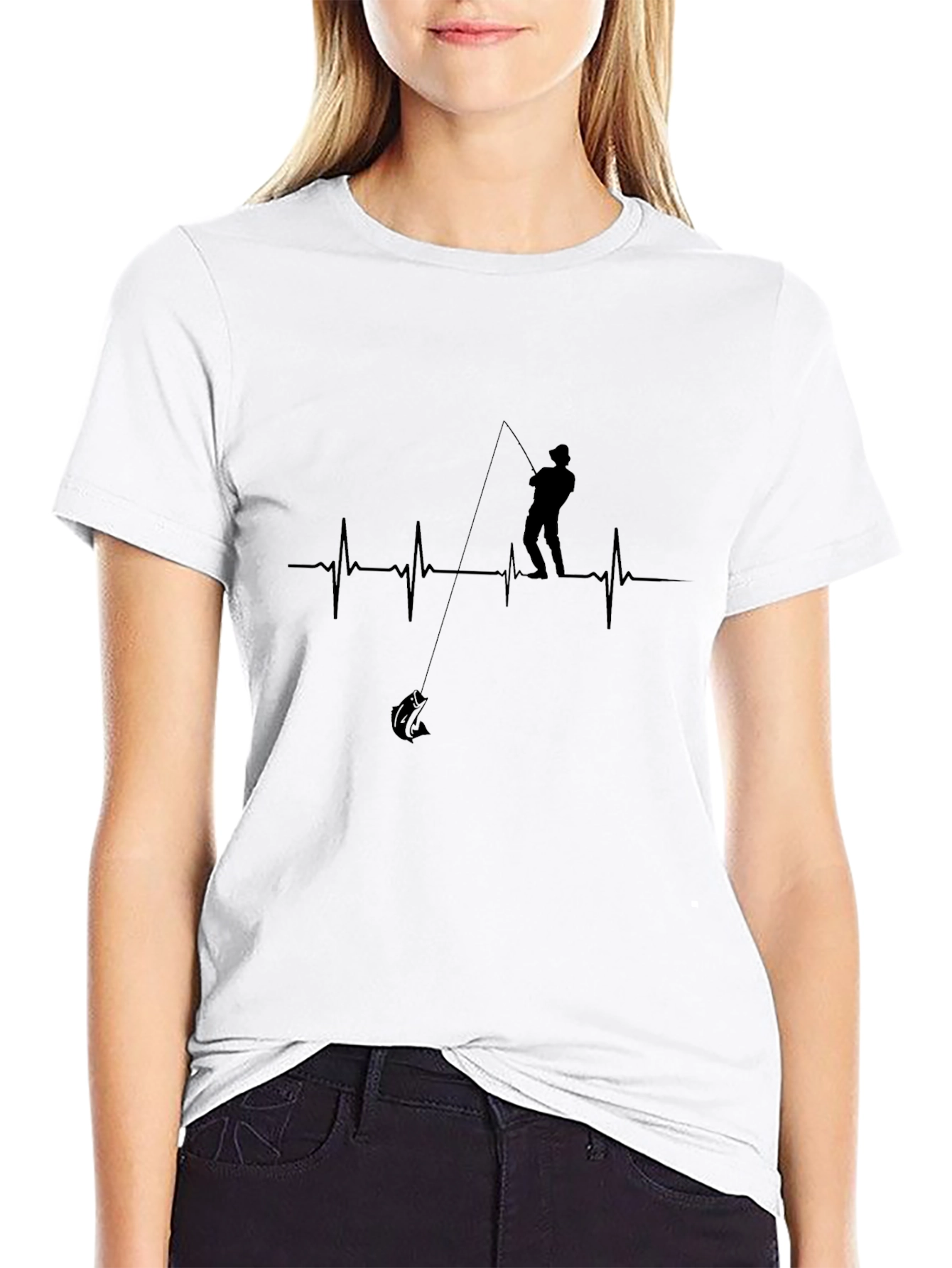 Heartbeat Fishing T-Shirt - Anglers Passion