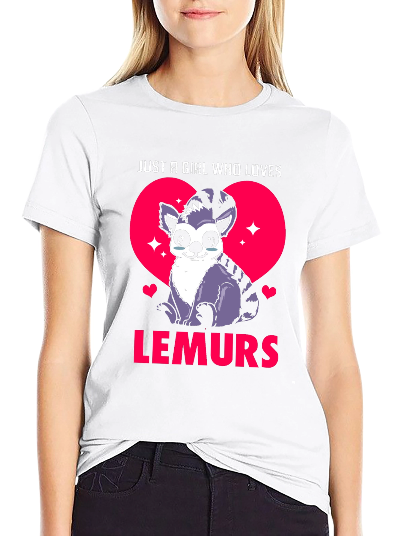Just A Girl Who Loves Lemurs T-Shirt