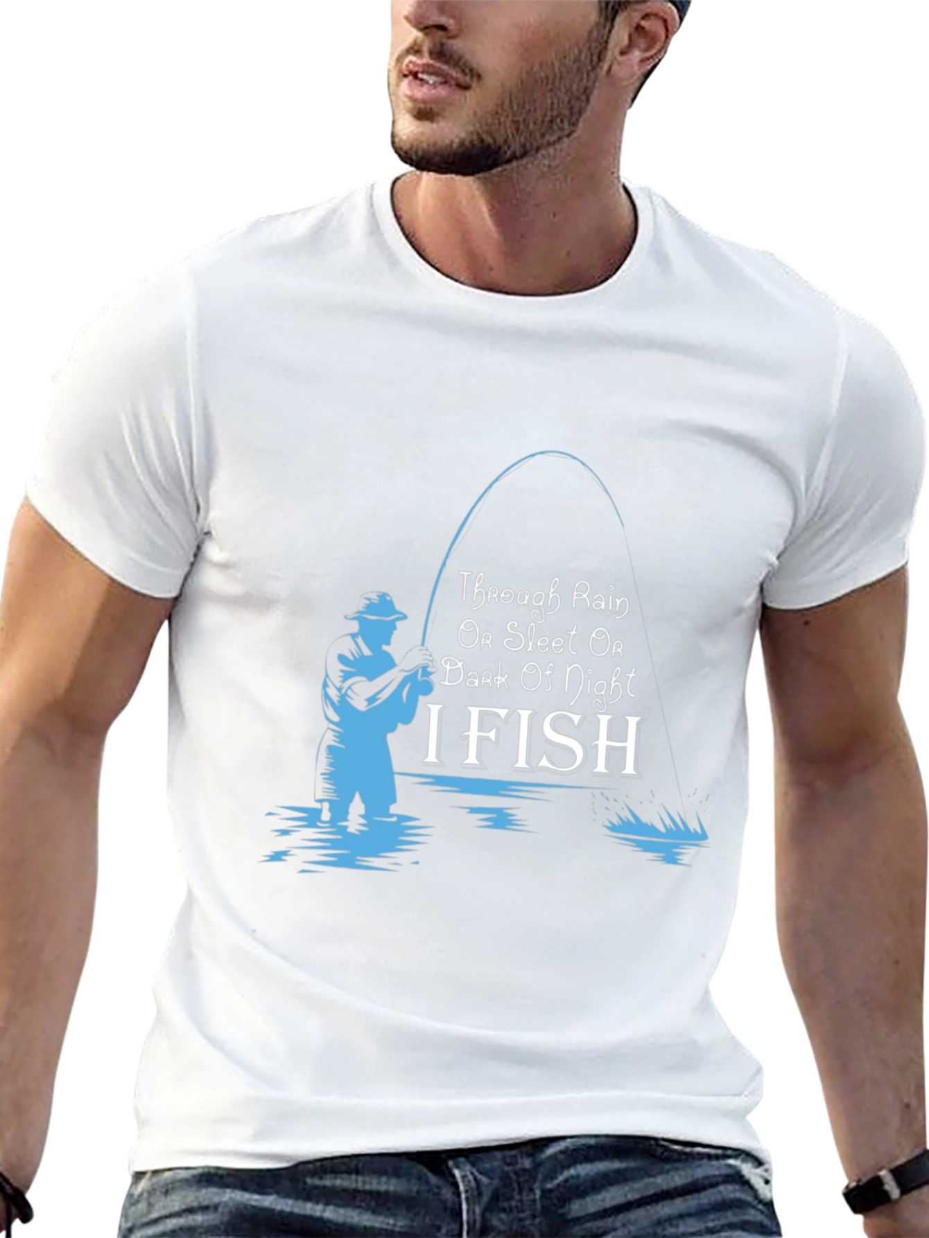 I FISH Graphic T-Shirt - Fishing Lover Tee
