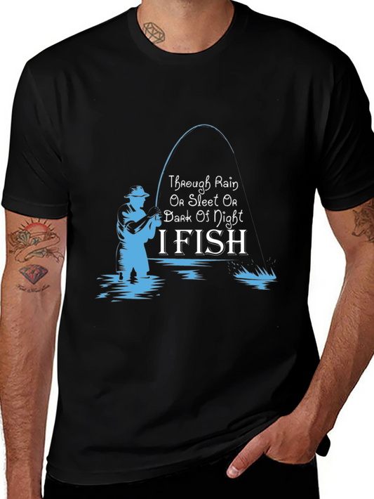 I FISH Graphic T-Shirt - Fishing Lover Tee