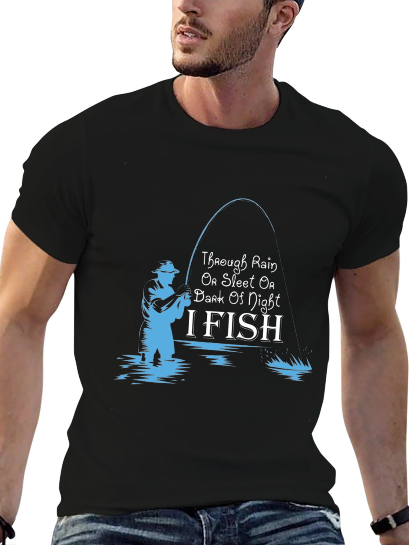 I FISH Graphic T-Shirt - Fishing Lover Tee