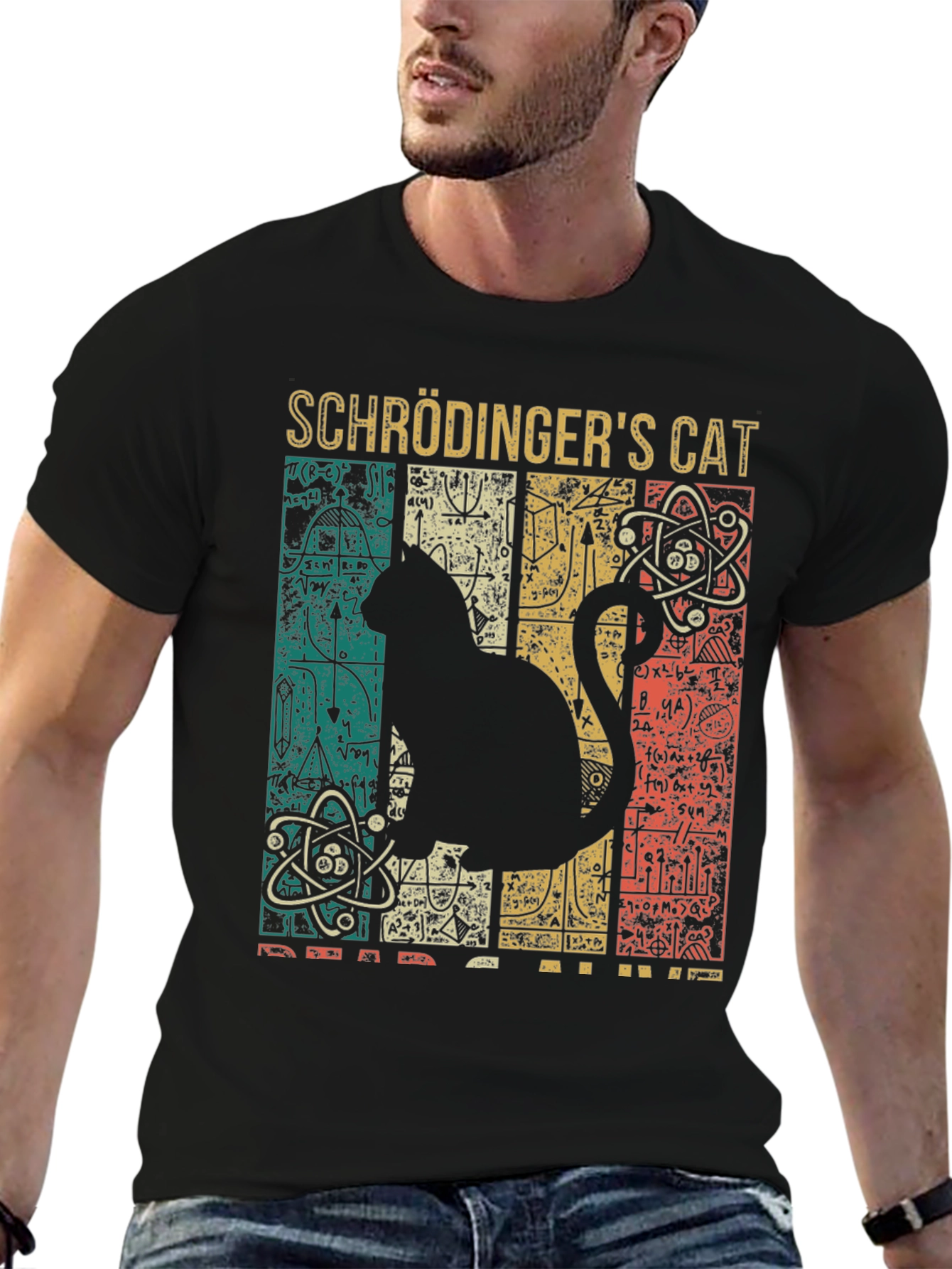 Schrödingers Cat T-Shirt - Dead or Alive