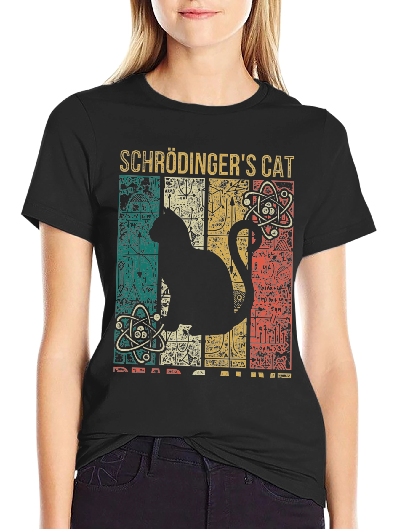 Schrödingers Cat T-Shirt - Dead or Alive