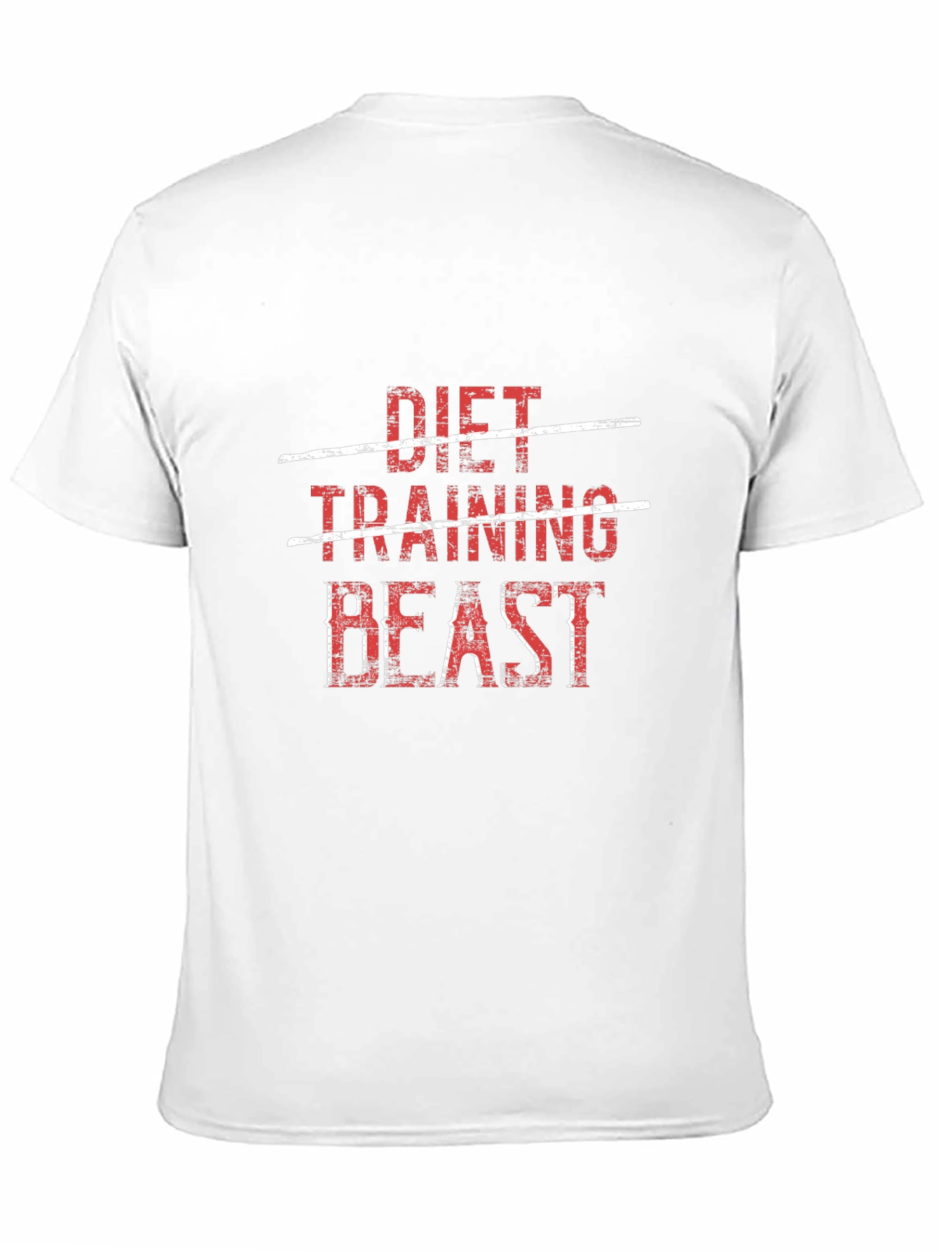 Diet Training Beast Graphic Tee - Mens Black T-Shirt
