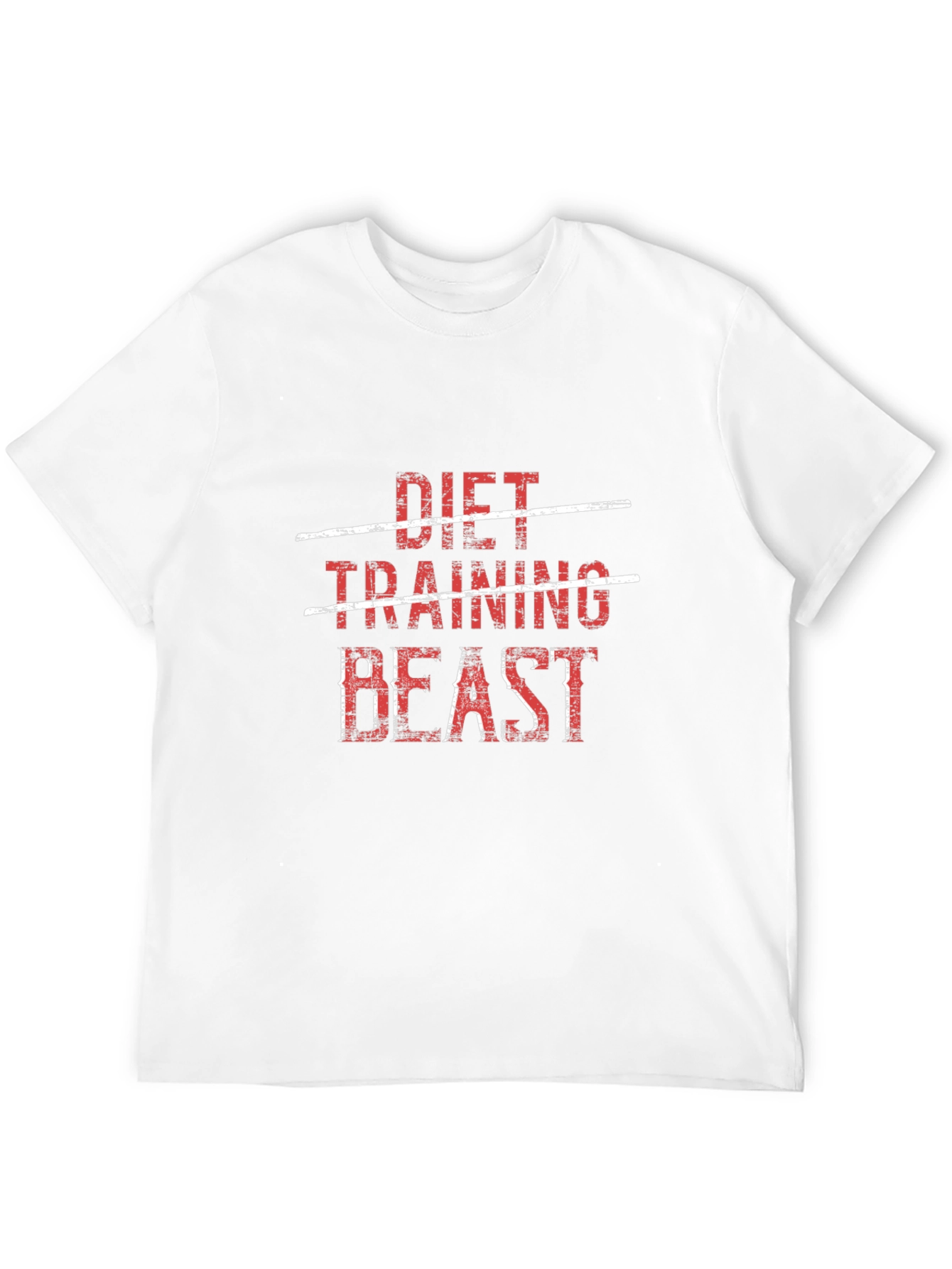 Diet Training Beast Graphic Tee - Mens Black T-Shirt