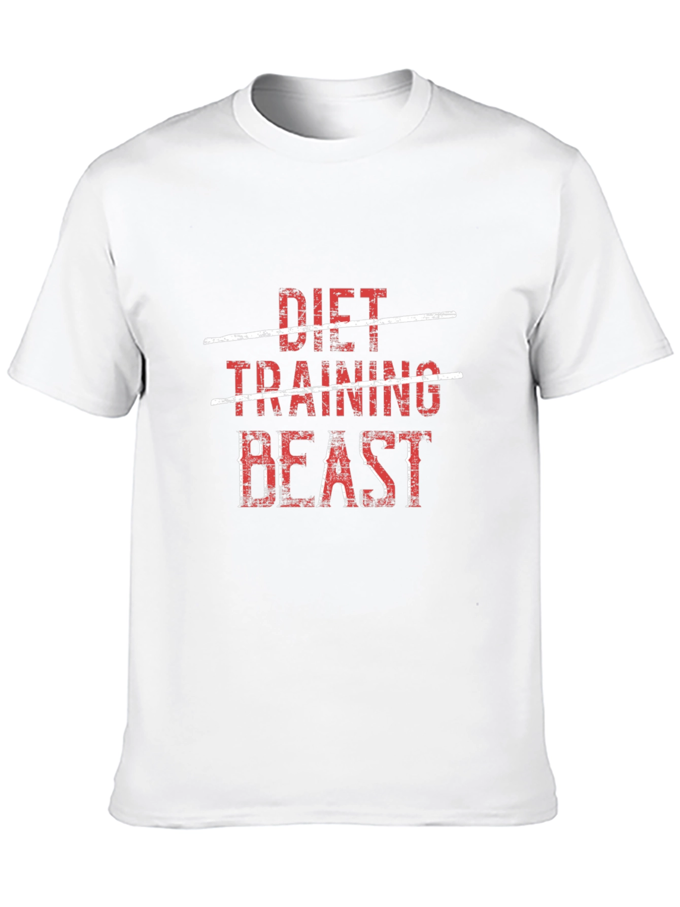 Diet Training Beast Graphic Tee - Mens Black T-Shirt