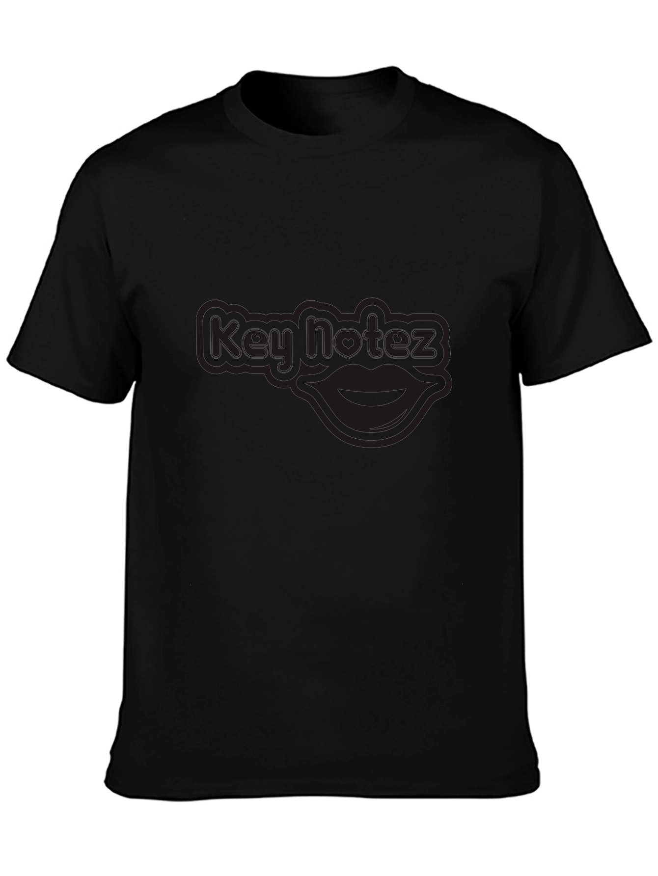 Key Notez T-Shirt - Classic Black Tee